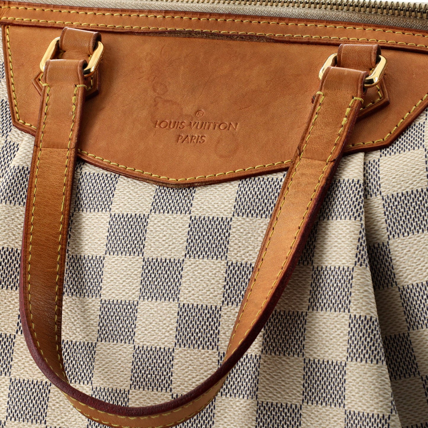 Louis Vuitton Siracusa Handbag Damier MM