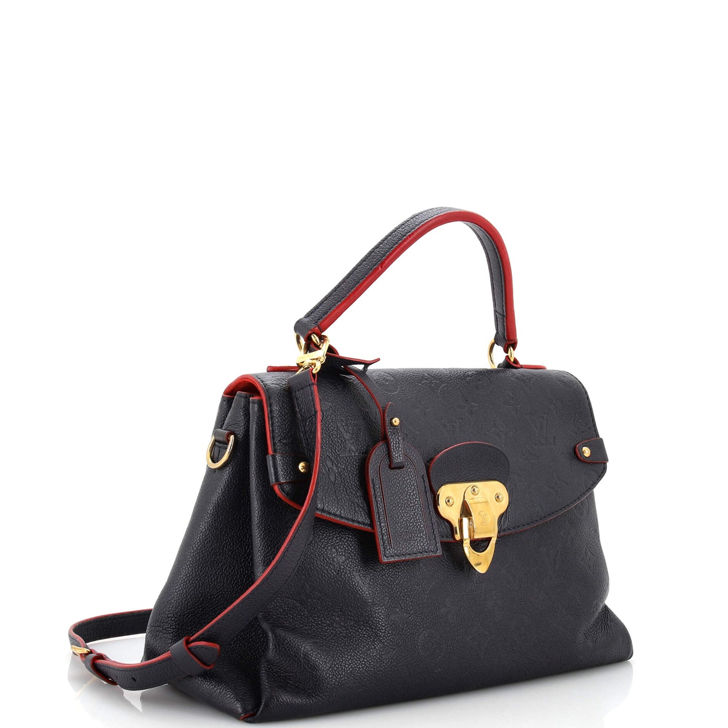 Louis Vuitton Georges Handbag Monogram Empreinte Leather MM