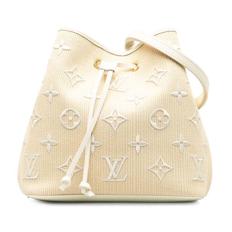 Louis Vuitton By The Pool Neo Noé MM Shoulder Bag M22852 Beige Ladies