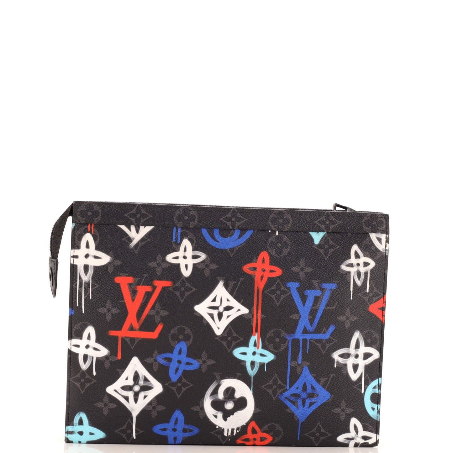 Louis Vuitton Pochette Voyage Graffiti Monogram Eclipse Canvas MM