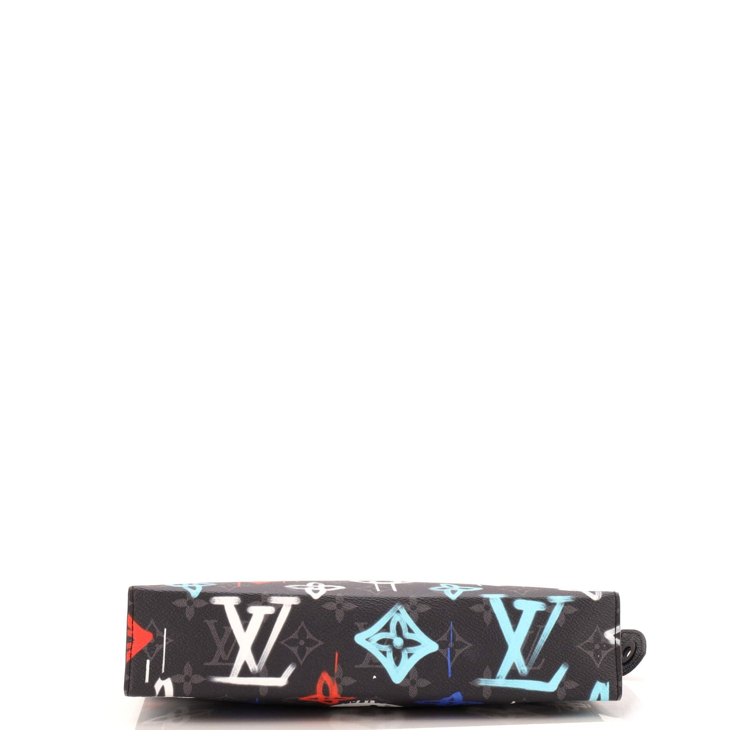Louis Vuitton Pochette Voyage Graffiti Monogram Eclipse Canvas MM