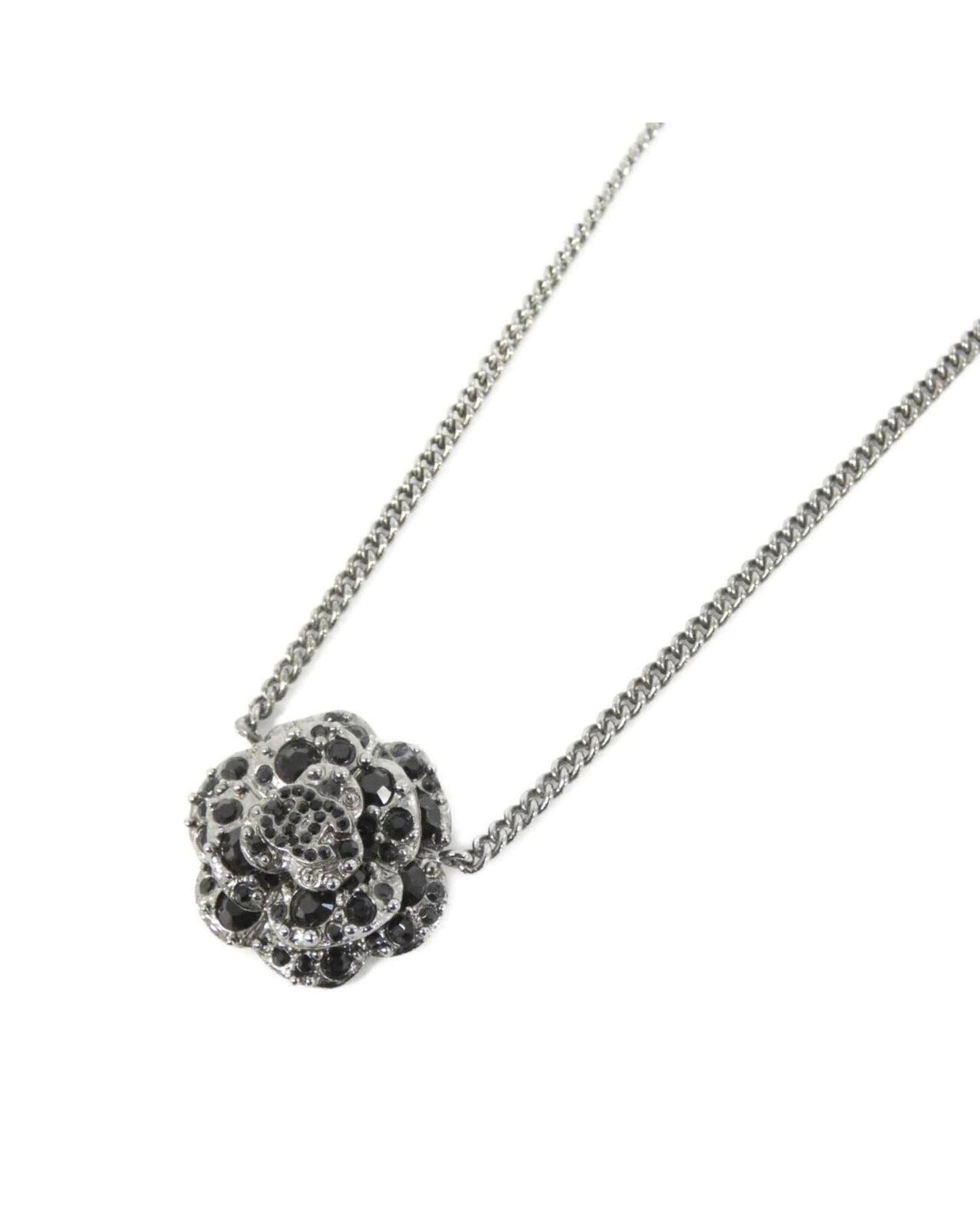 Chanel Camellia Metal Brooch with Box and Dust Bag