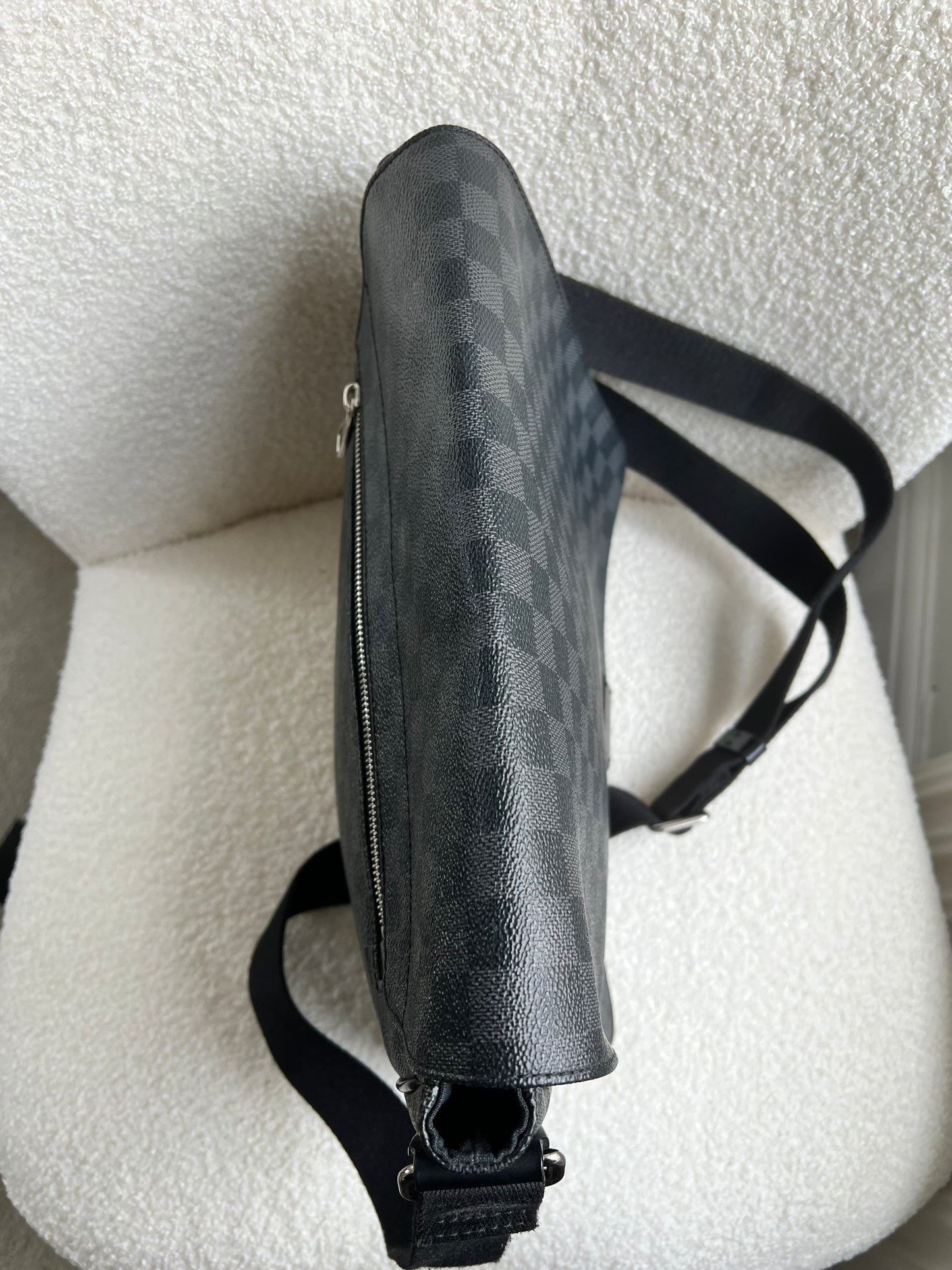 Louis Vuitton PM District Messenger Bag Damier Graphite