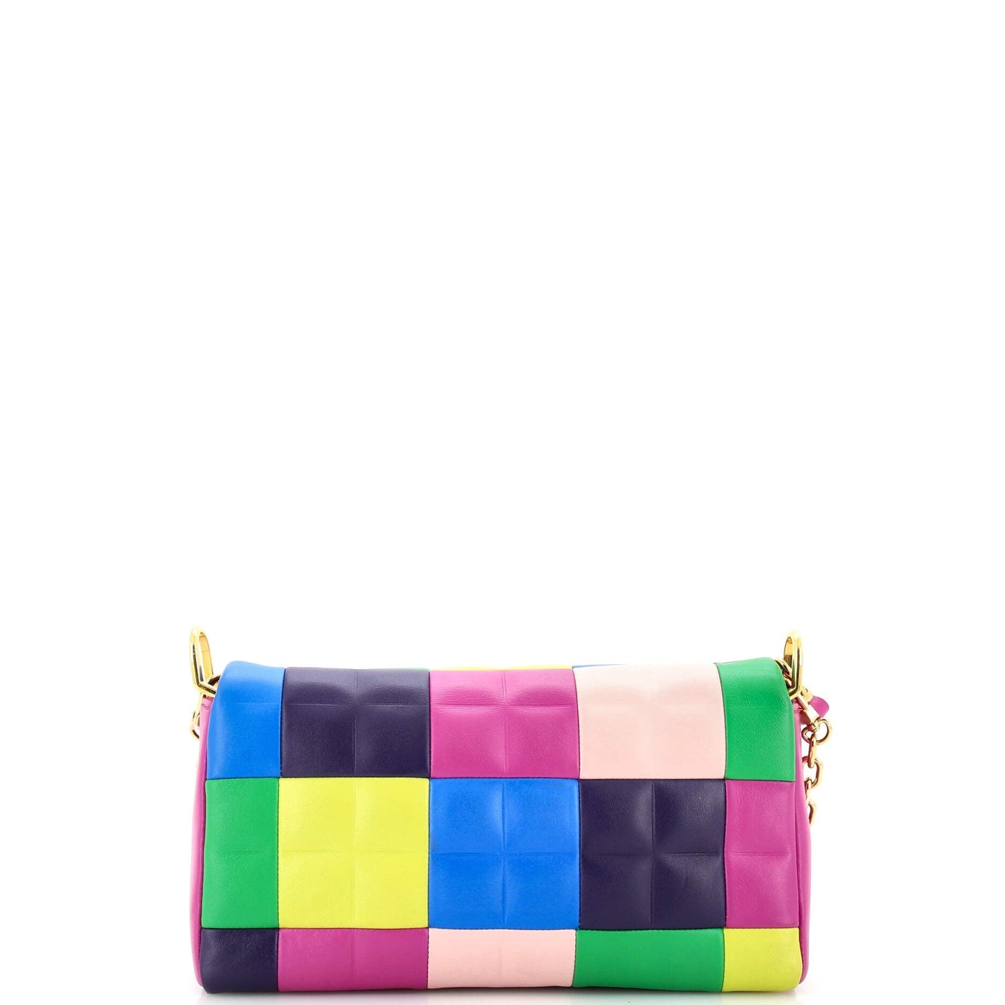 Louis Vuitton Pochette Twist Handbag Multicolor Patchwork Lambskin East West