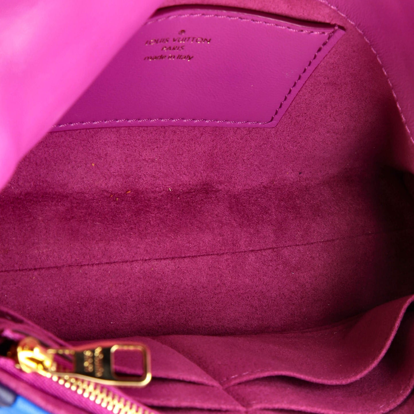 Louis Vuitton Pochette Twist Handbag Multicolor Patchwork Lambskin East West