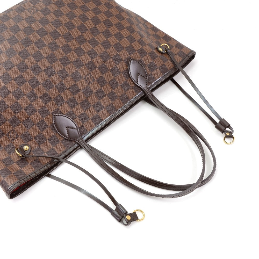 Louis Vuitto Damier Ebene Canvas Neverfull MM Tote