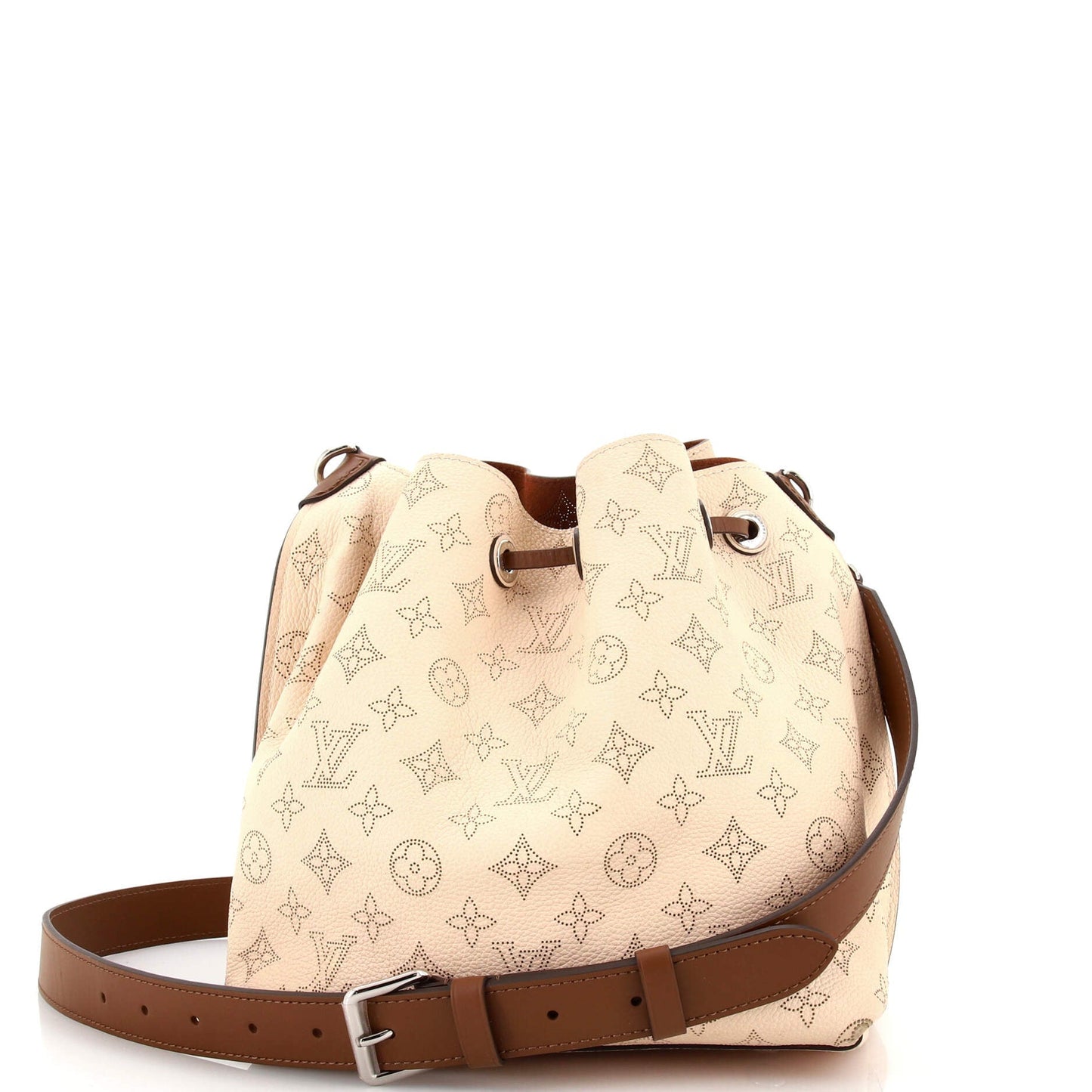 Louis Vuitton Muria Bucket Bag Flight Mode Mahina Leather