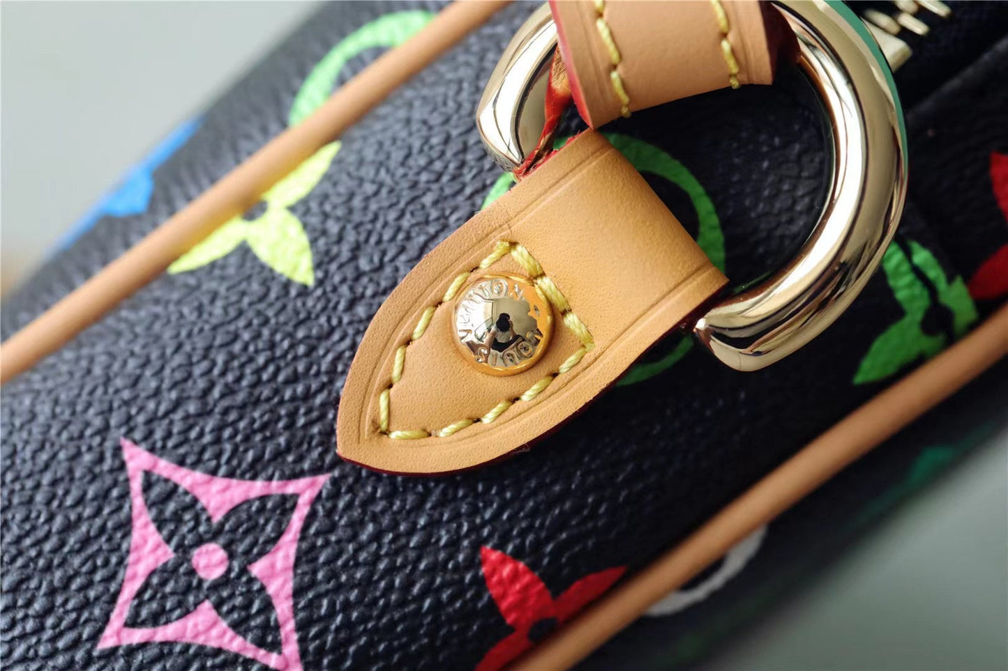 LV Rift Bag Monogram Multicolore Canvas Black For Women, WomenÃ¢â‚¬â„¢s Handbags, Shoulder And crossbody Bags 5.7in/13.5cm LV