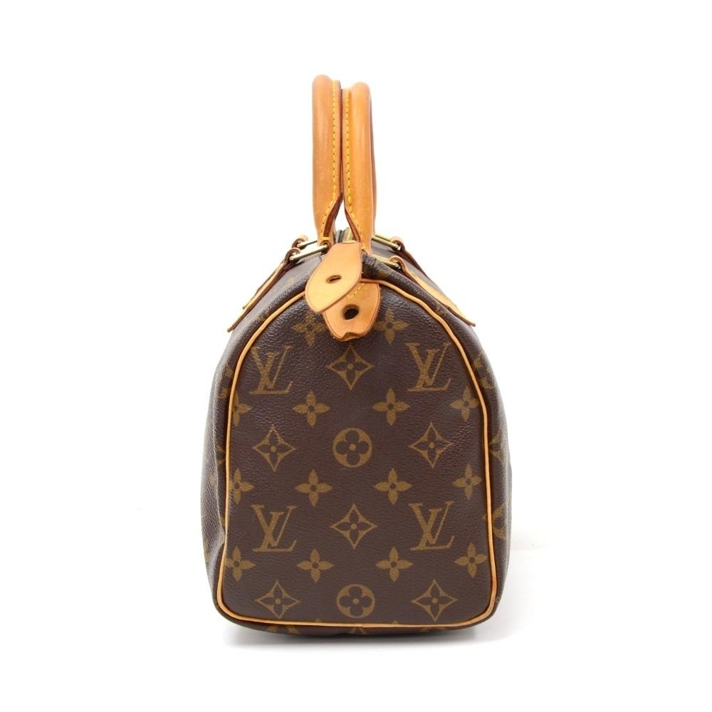 Louis Vuitto Speedy 25 Monogram Canvas Handbag