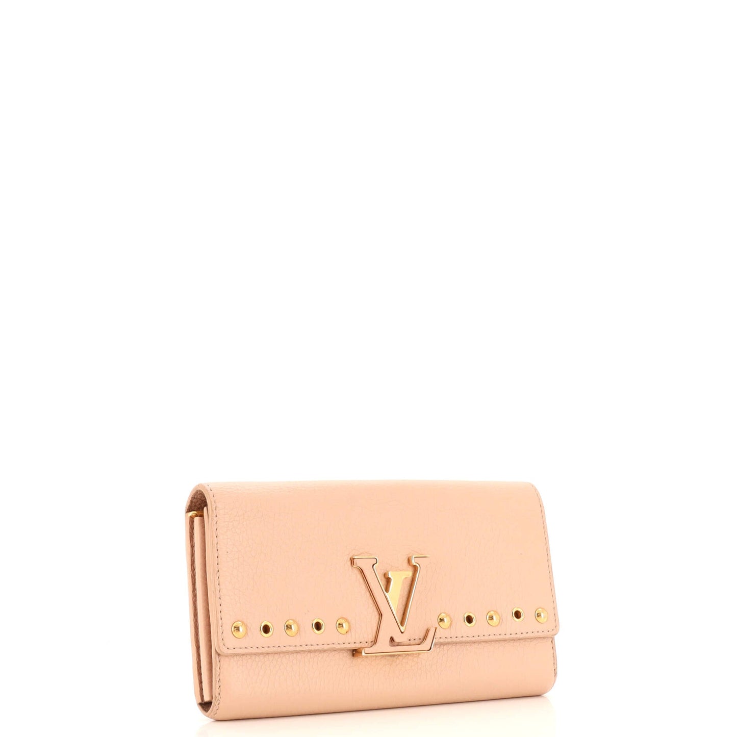 Louis Vuitton Capucines Wallet Leather with Embellished Detail