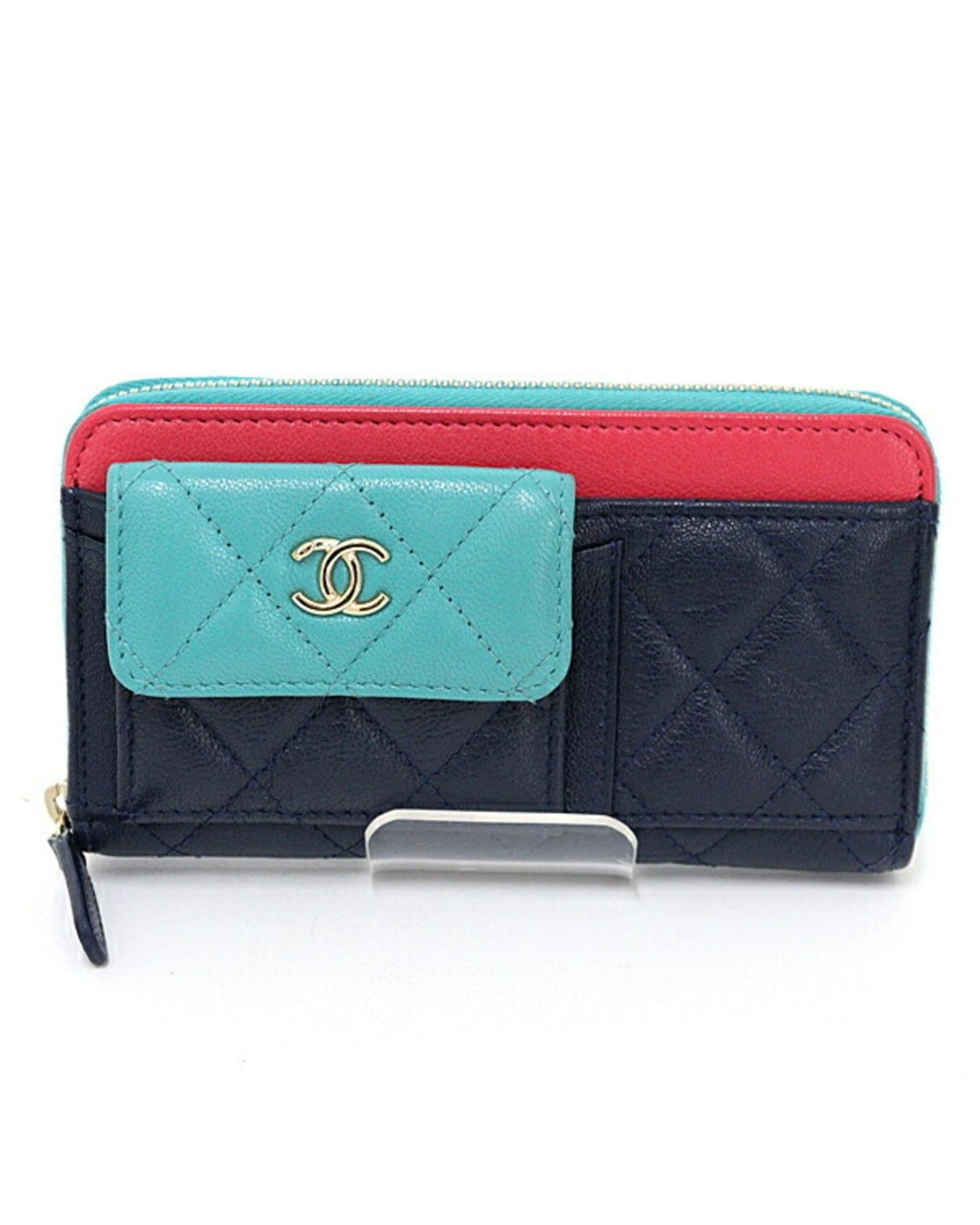 Chanel Luxury Leather Wallet with Box and Dust Bag