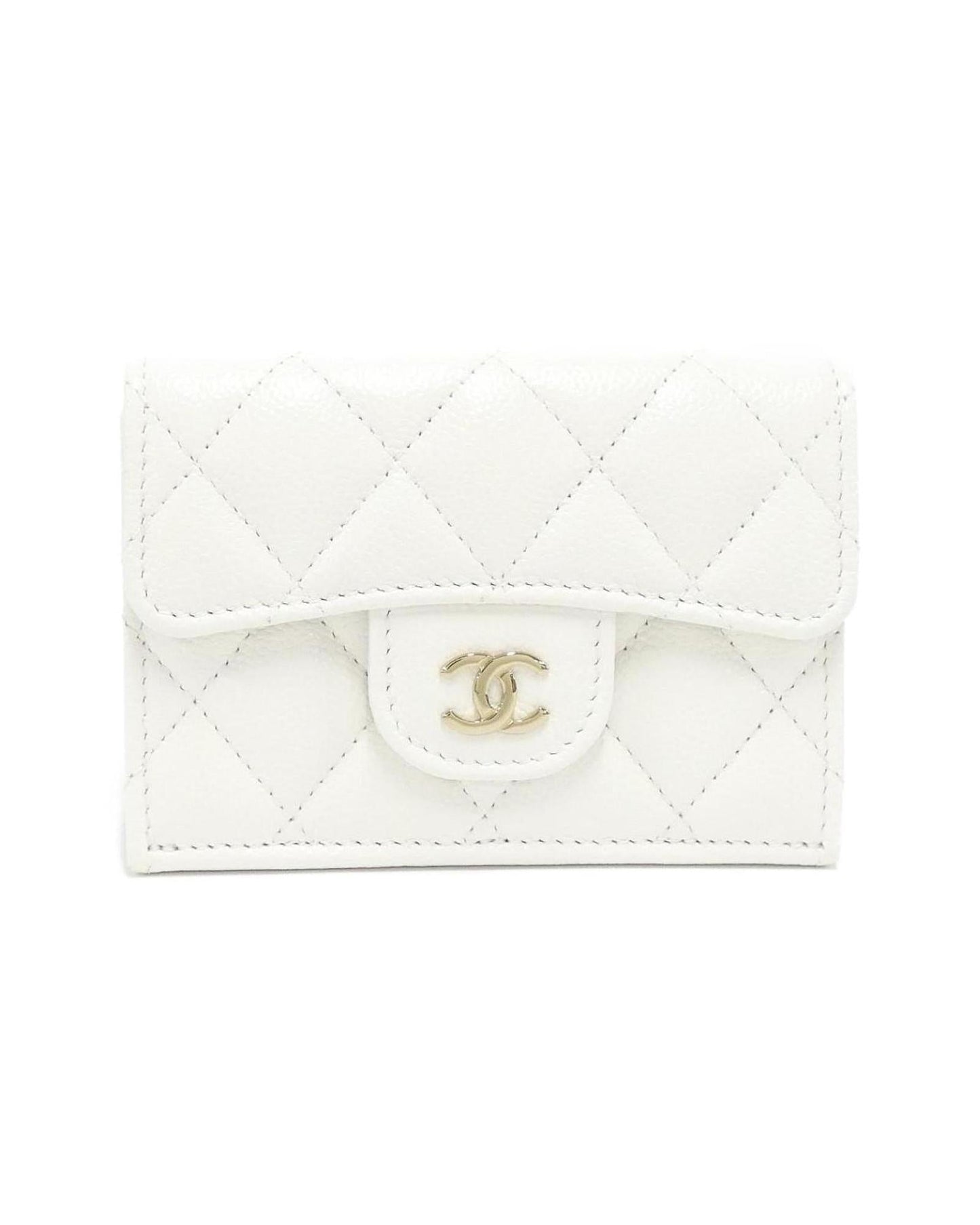 Chanel Timeless Classique Leather Wallet with Box and Dust Bag