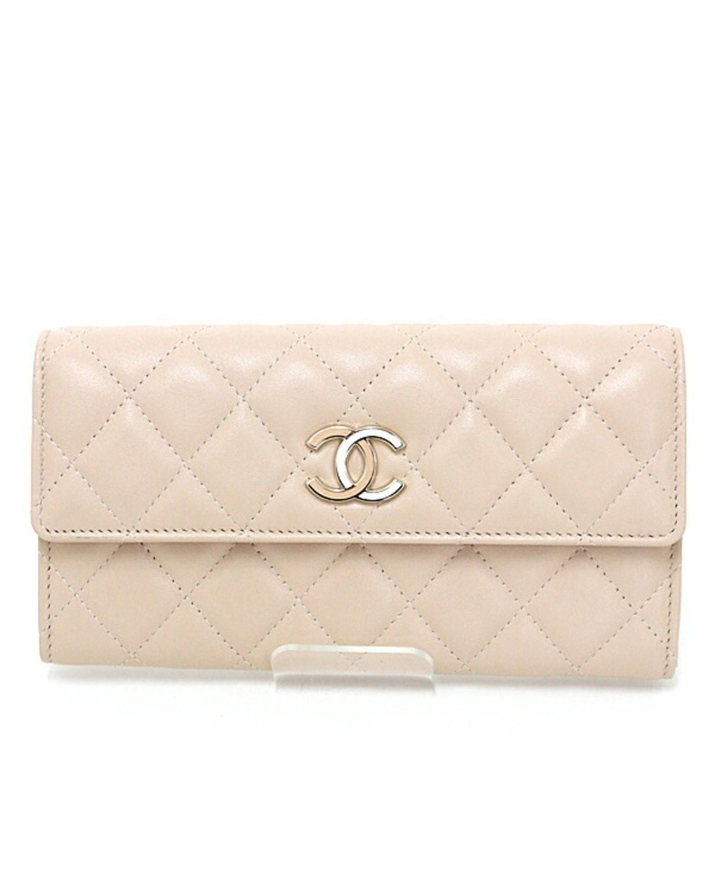 Chanel Timeless Classic Leather Wallet with Box and Dust Bag