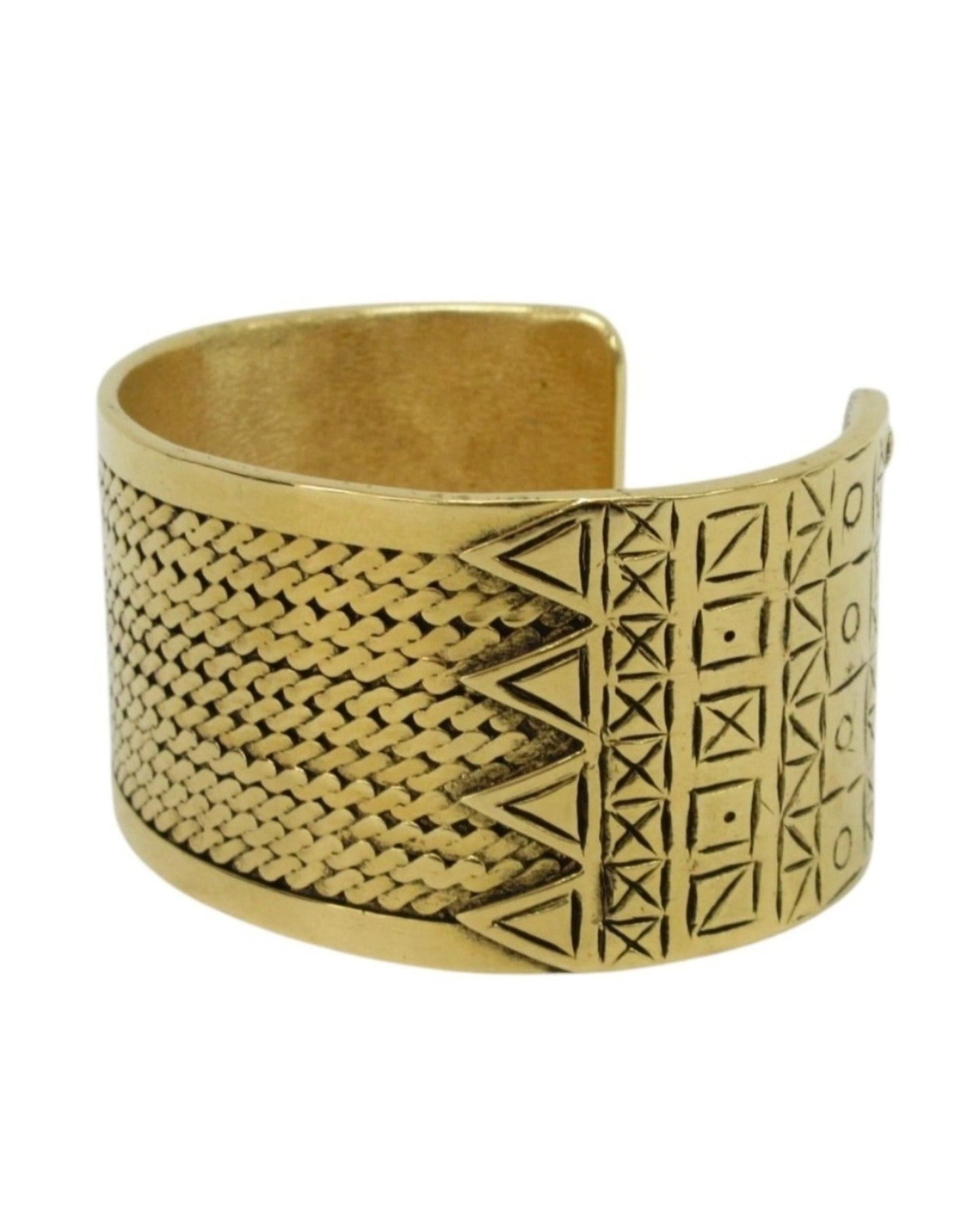 Chanel Gold Plated Bracelet with Box and Dust Bag
