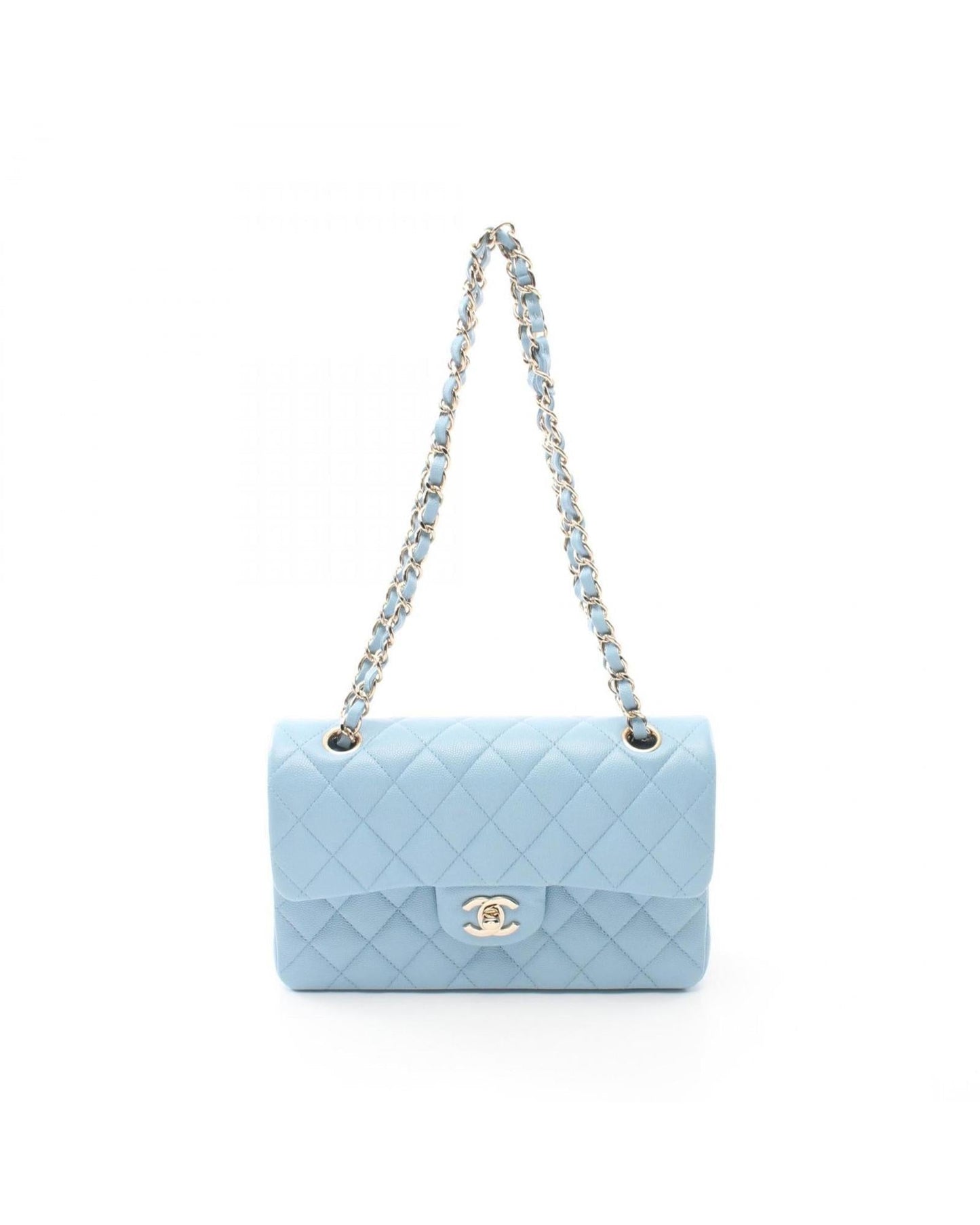 Chanel Leather Timeless Bag with Dust Bag and Slight Scratches