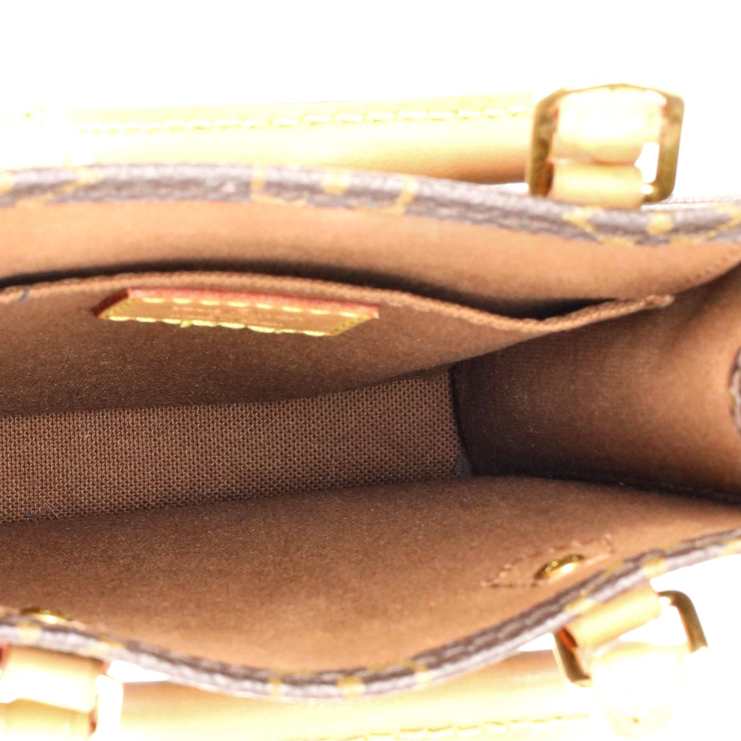 Louis Vuitton Petit Sac Plat Bag Monogram Canvas