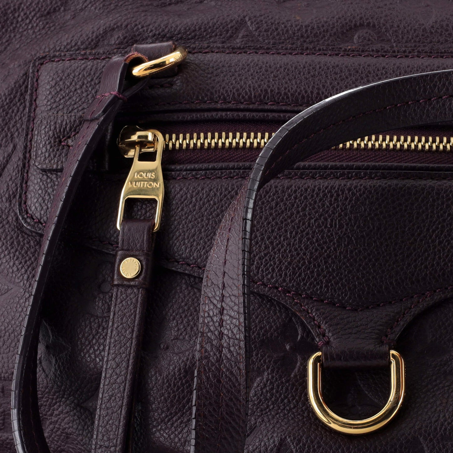 Louis Vuitton Lumineuse Handbag Monogram Empreinte Leather PM
