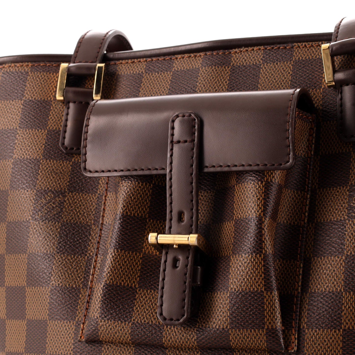Louis Vuitton Manosque Handbag Damier PM