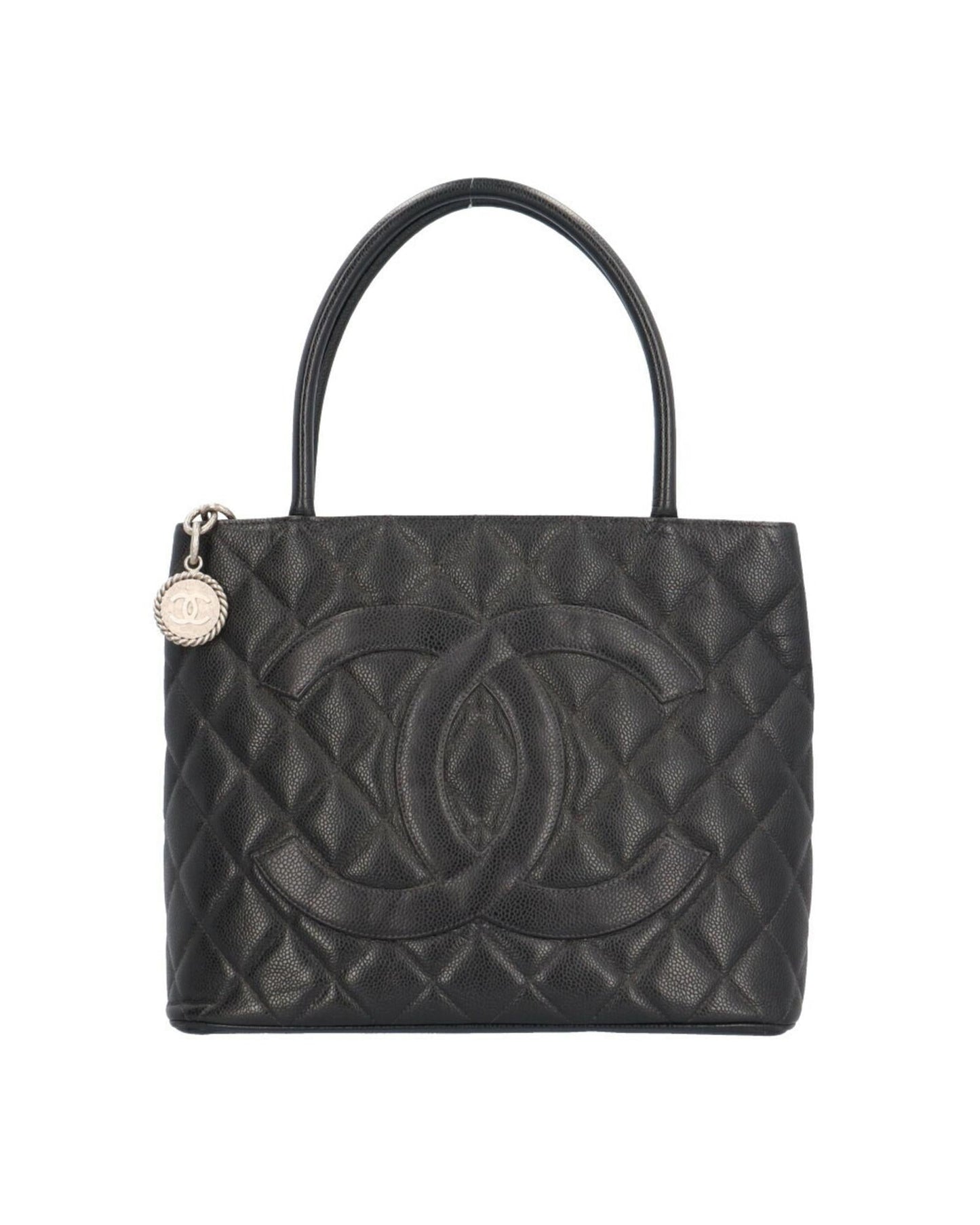 Chanel Leather Medaillon Tote Bag with Minimal Wear