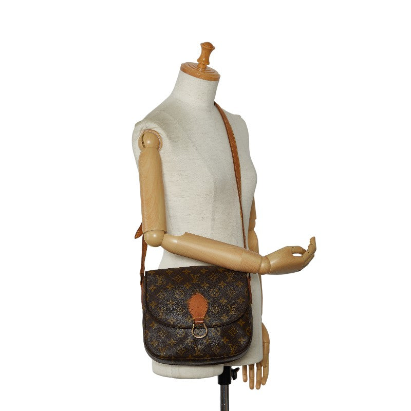 Louis Vuitton Monogram M51242 Shoulder Bag PVC/Leather Brown