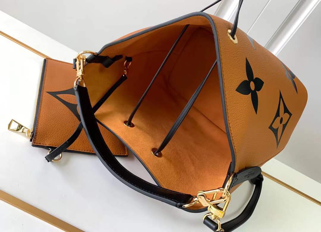 LV LV Crafty Neonoe MM Bucket Bag Caramel For Women, WomenÃ¢â‚¬â„¢s Handbags, Shoulder Bags 10.2in/26cm LV M56888