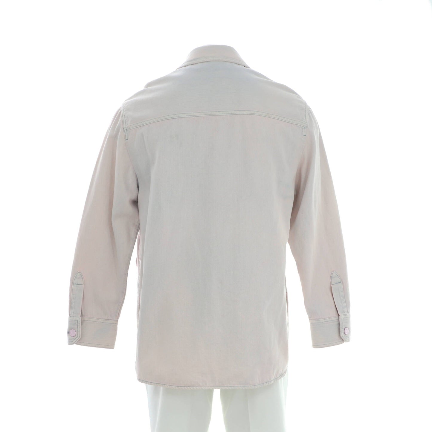 Louis Vuitton Men's Removable Pocket Shirt Jacket Bleached Denim