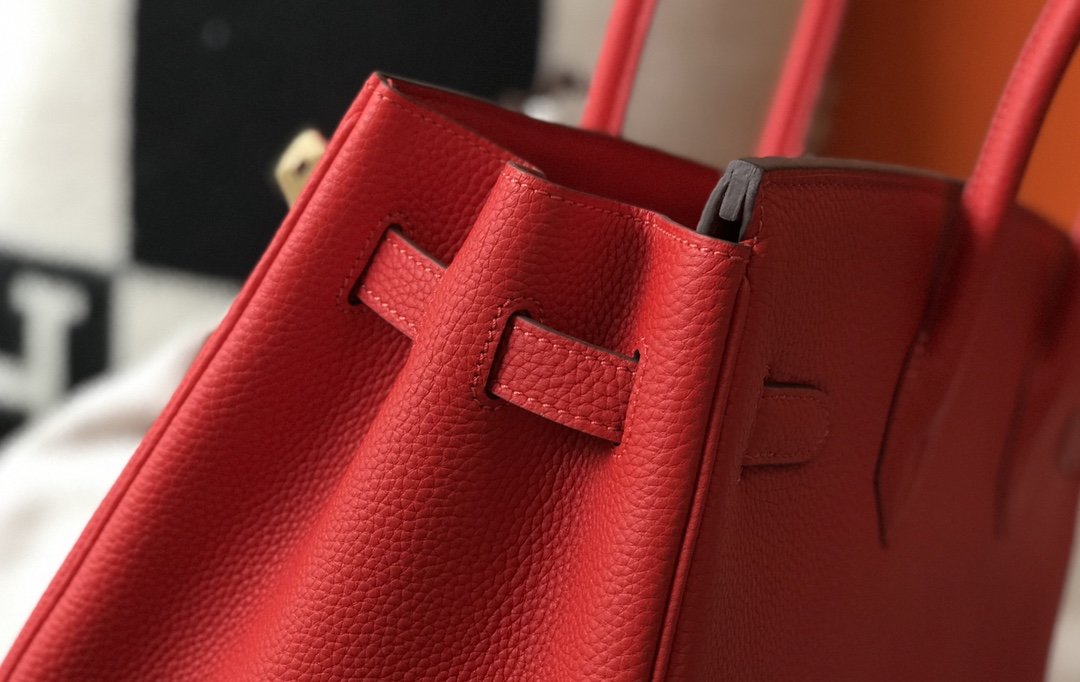GLAMI Birkin Rouge De Coeur Red Epsom Gold Hardware Bag For Women, Handbags, Shoulder Bags 30cm/12in