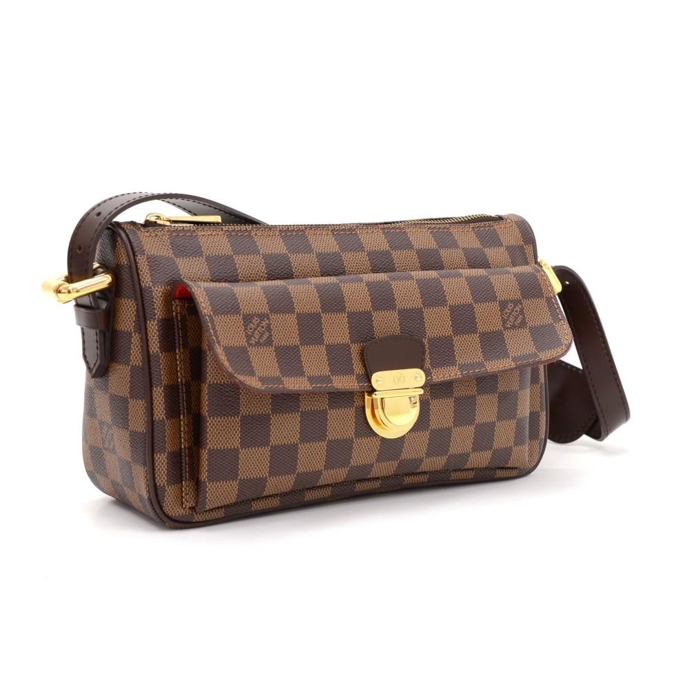 Louis Vuitto Ravello GM Damier EbÃ¨ne Canvas Shoulder Bag