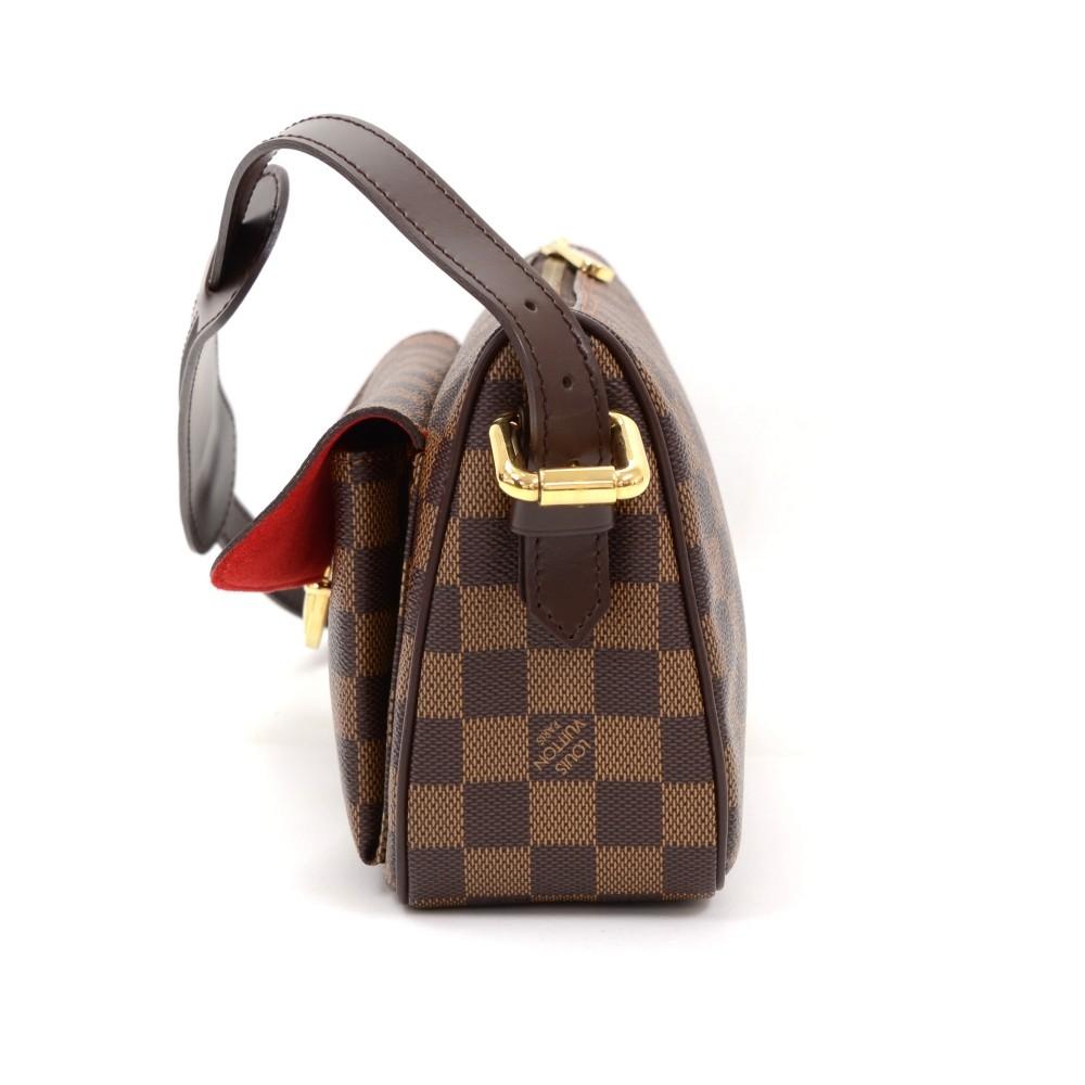 Louis Vuitto Ravello GM Damier EbÃ¨ne Canvas Shoulder Bag
