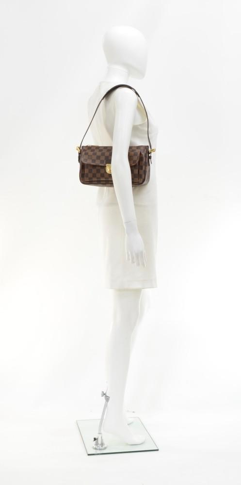 Louis Vuitto Ravello GM Damier EbÃ¨ne Canvas Shoulder Bag