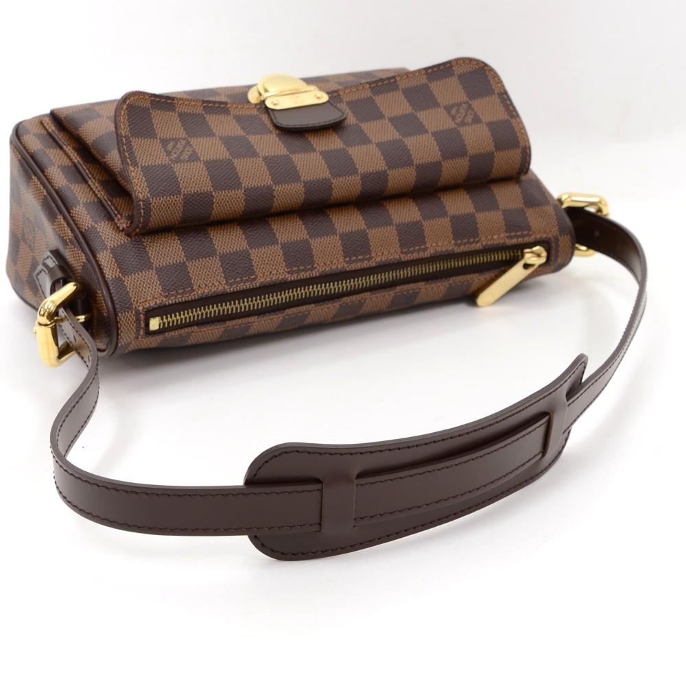 Louis Vuitto Ravello GM Damier EbÃ¨ne Canvas Shoulder Bag