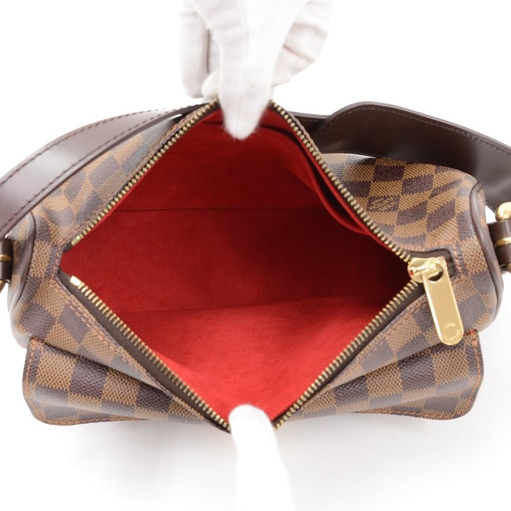 Louis Vuitto Ravello GM Damier EbÃ¨ne Canvas Shoulder Bag