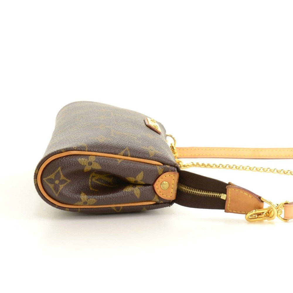 Louis Vuitto Eva Monogram Canvas Evening Bag with Strap