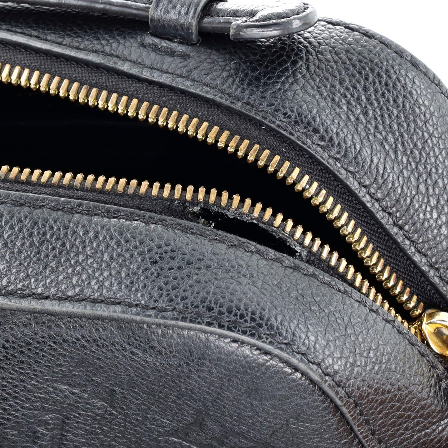 Louis Vuitton Saintonge Handbag Monogram Empreinte Leather