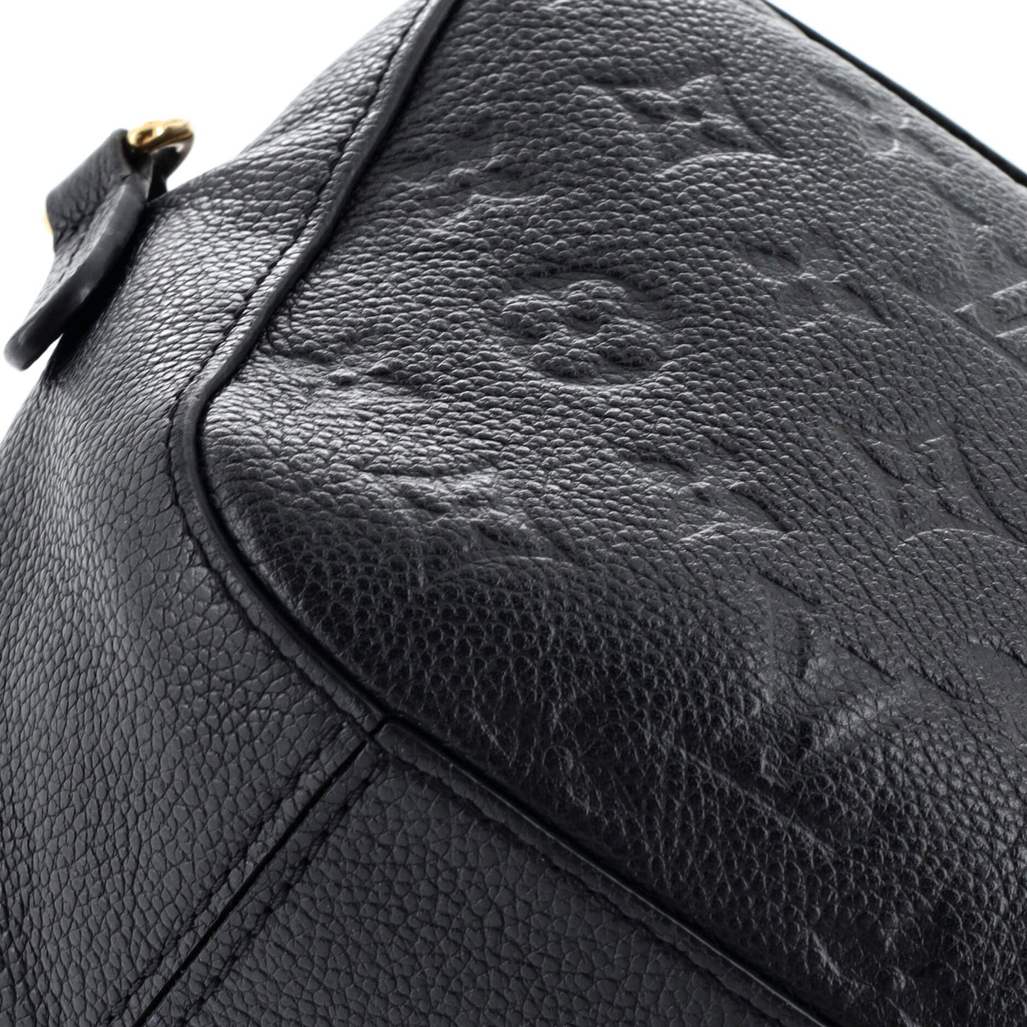 Louis Vuitton Saintonge Handbag Monogram Empreinte Leather