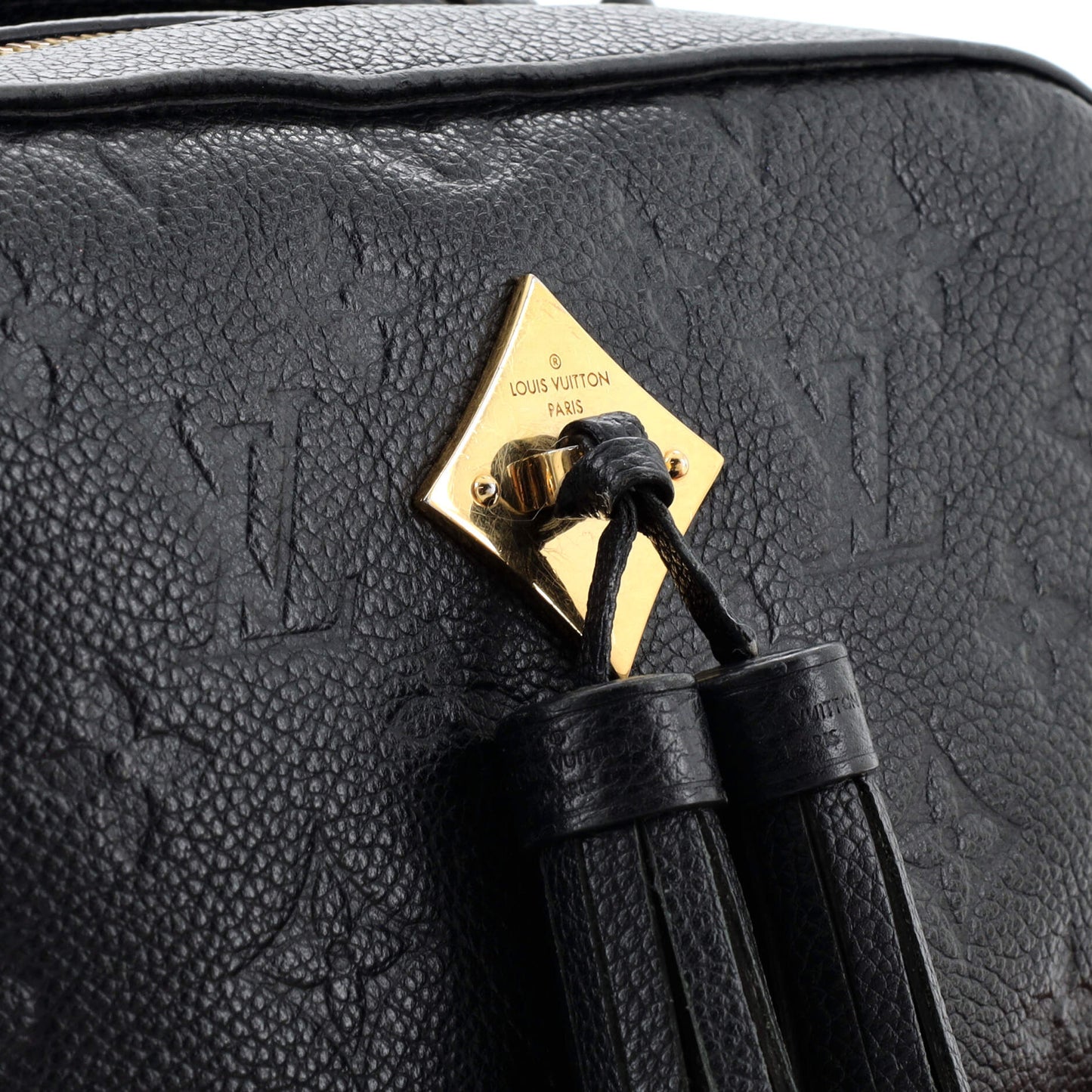Louis Vuitton Saintonge Handbag Monogram Empreinte Leather