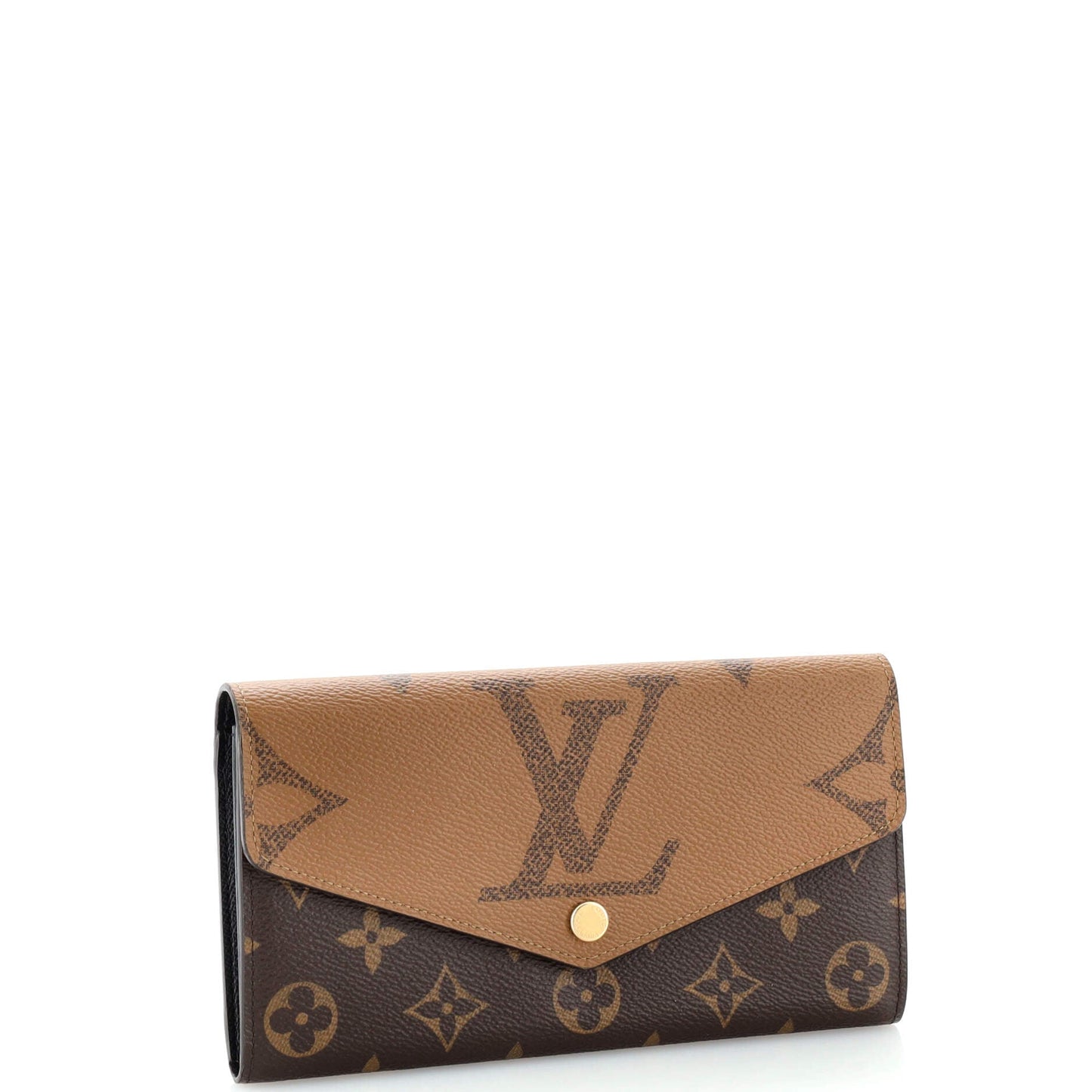 Louis Vuitton Sarah Wallet NM Reverse Monogram Giant and Monogram Canvas