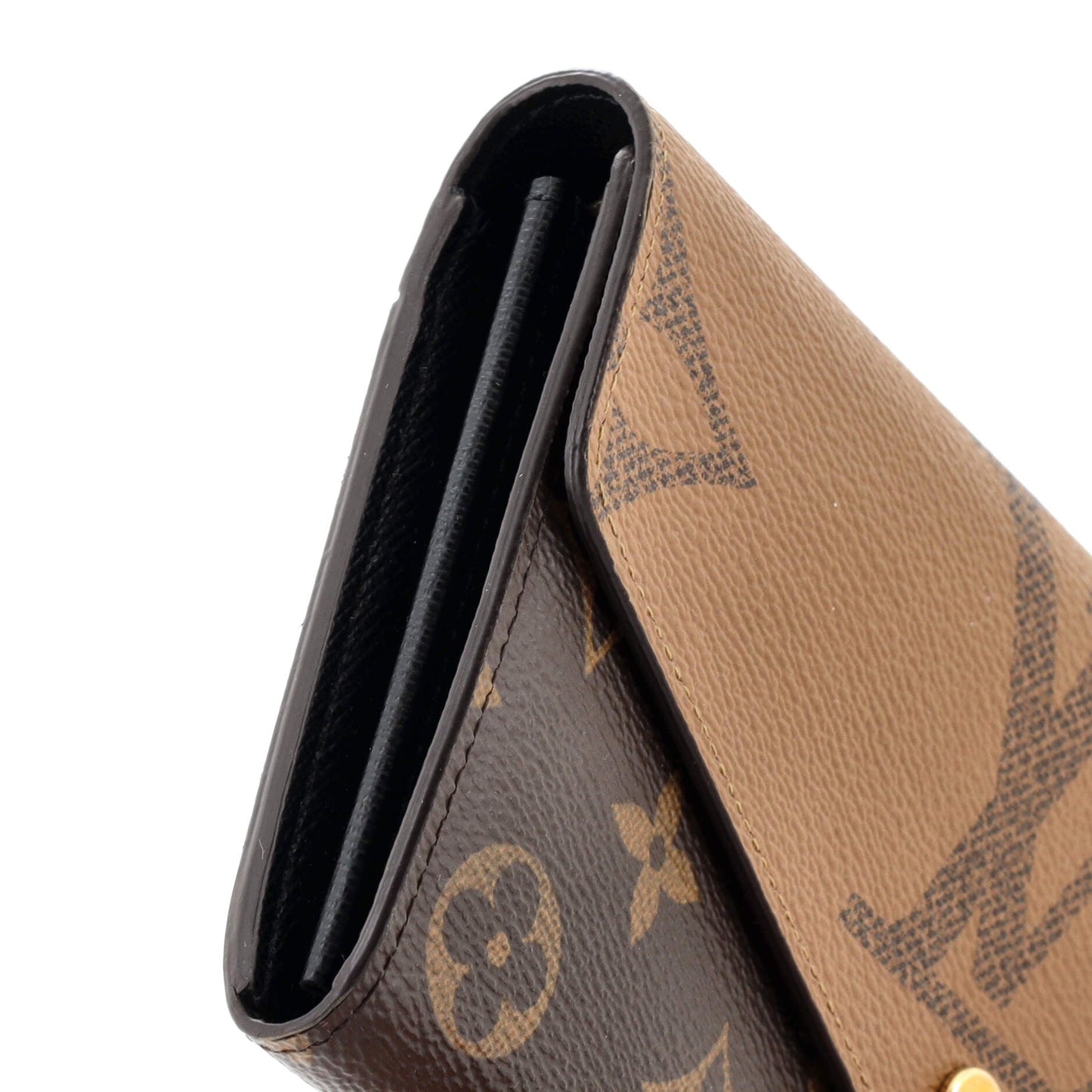 Louis Vuitton Sarah Wallet NM Reverse Monogram Giant and Monogram Canvas