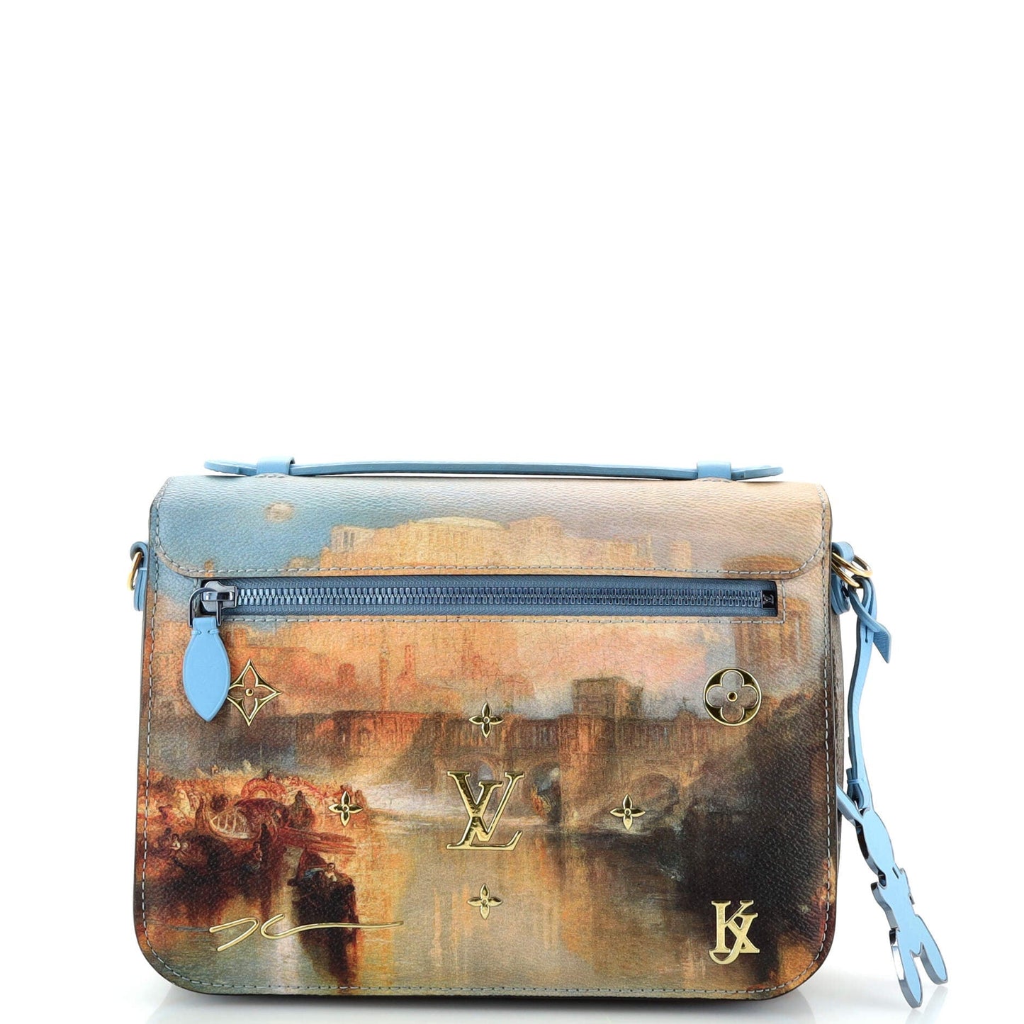 Louis Vuitton Pochette Metis Limited Edition Jeff Koons Turner Print Canvas