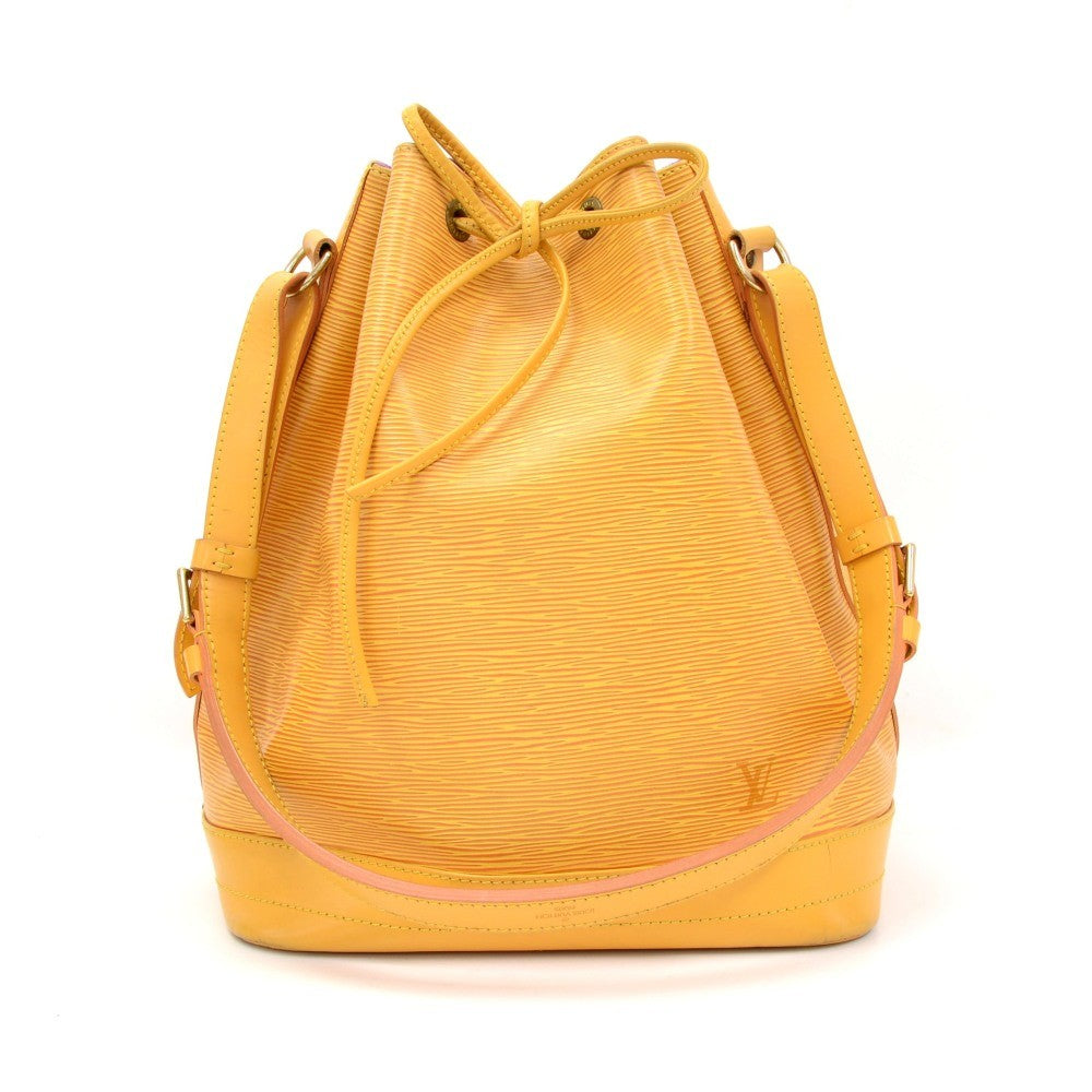 Louis Vuitto Noe Yellow Epi Leather Large Bag
