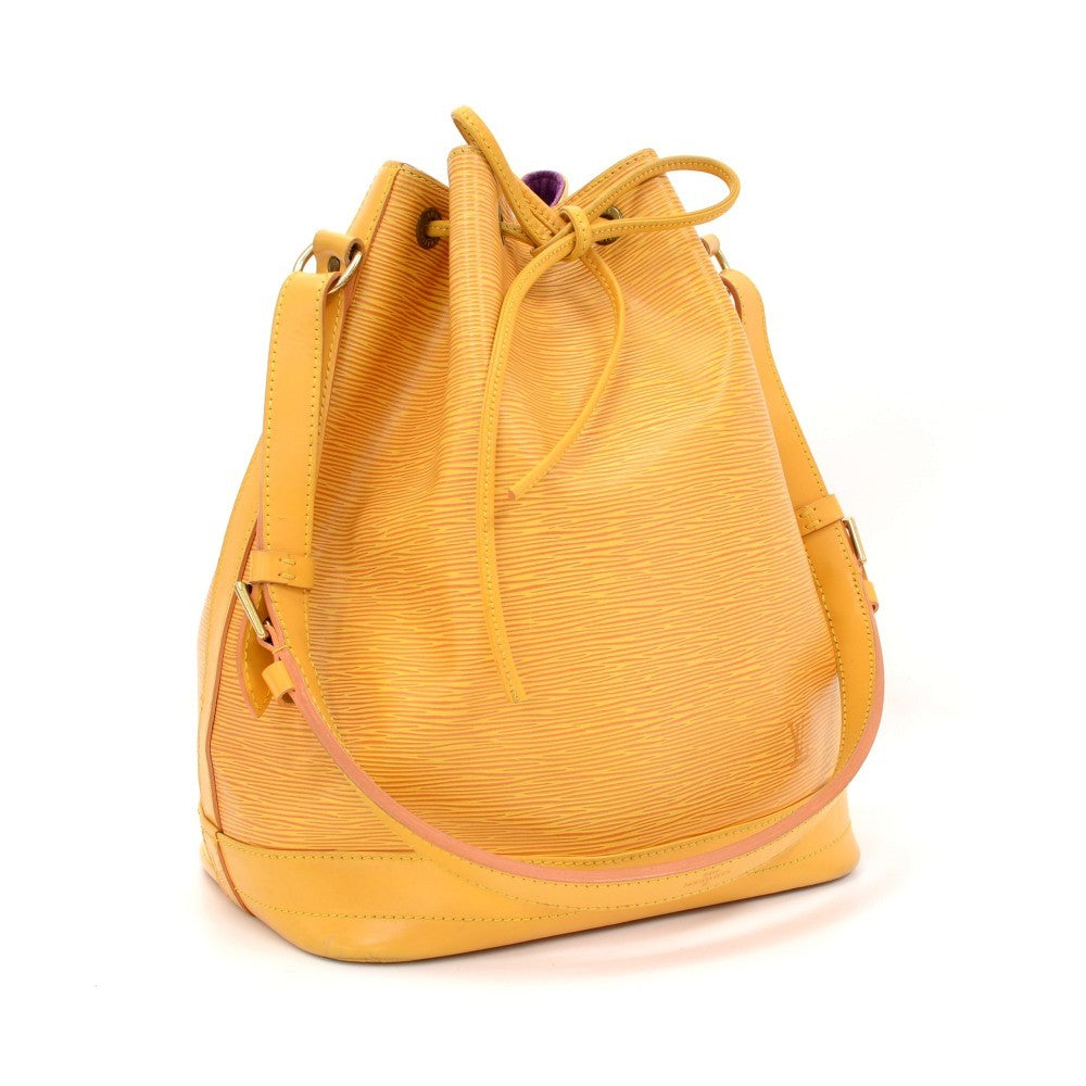 Louis Vuitto Noe Yellow Epi Leather Large Bag