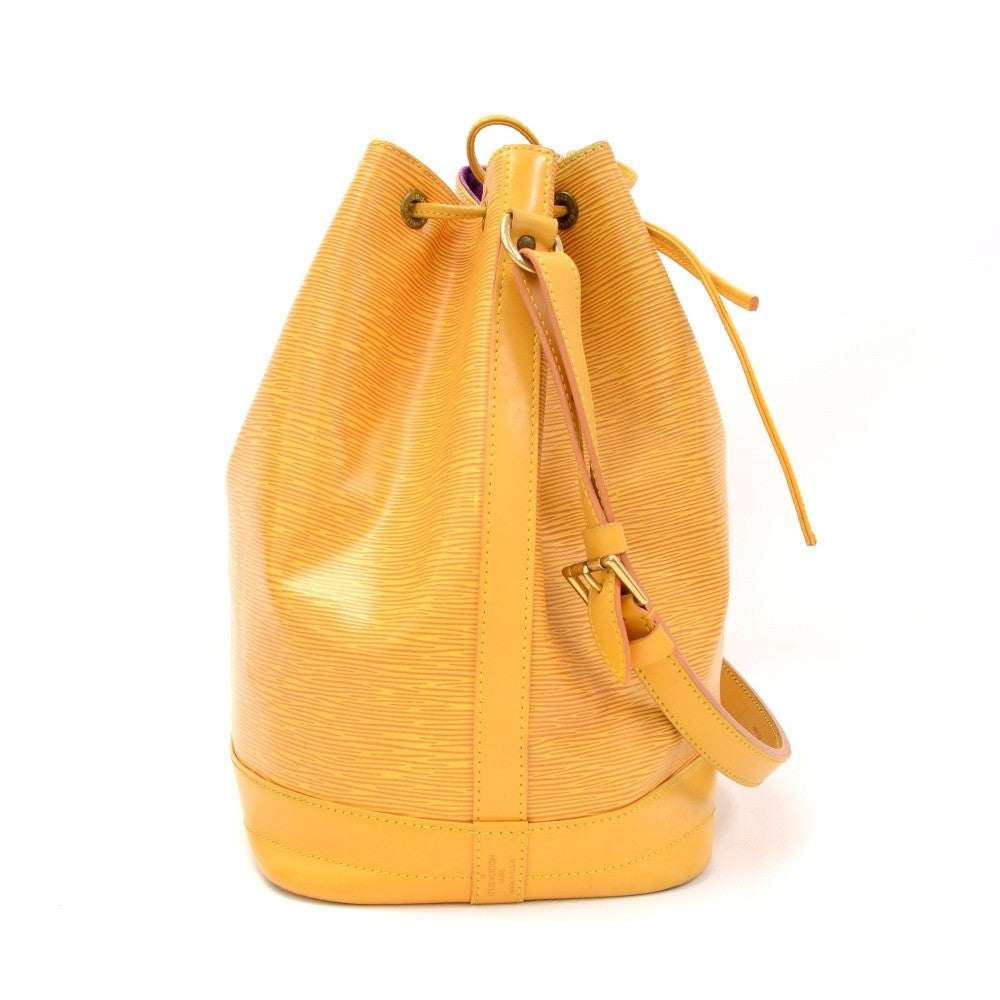 Louis Vuitto Noe Yellow Epi Leather Large Bag