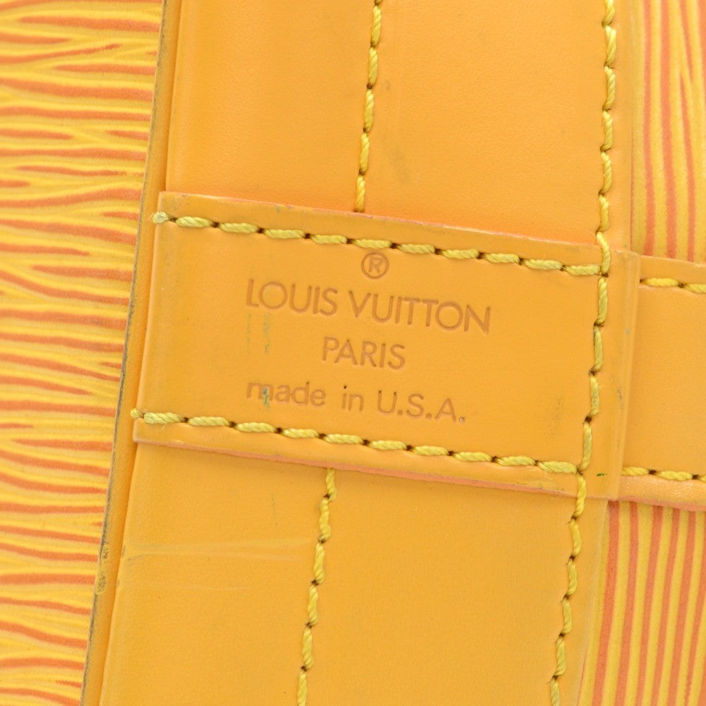 Louis Vuitto Noe Yellow Epi Leather Large Bag
