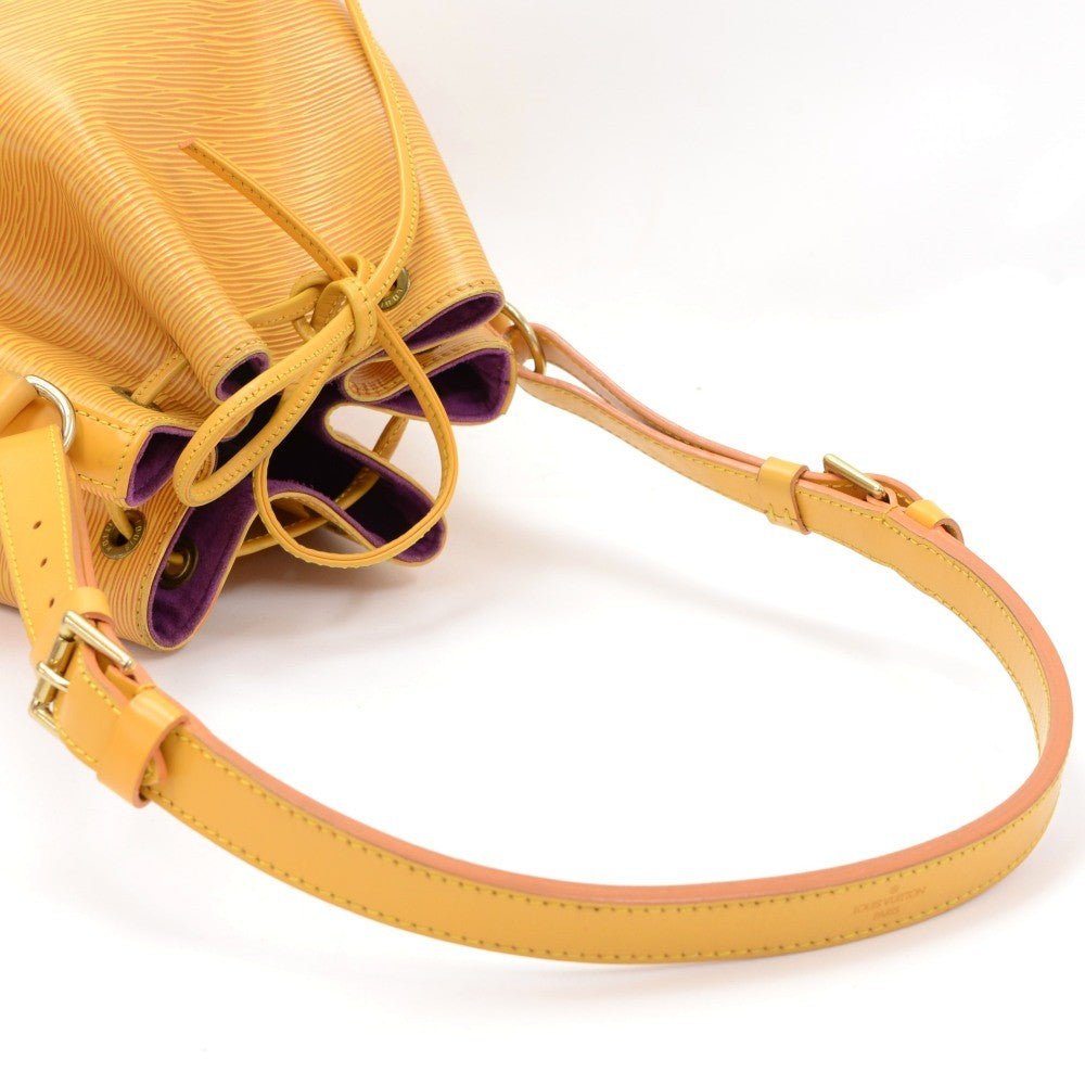 Louis Vuitto Noe Yellow Epi Leather Large Bag