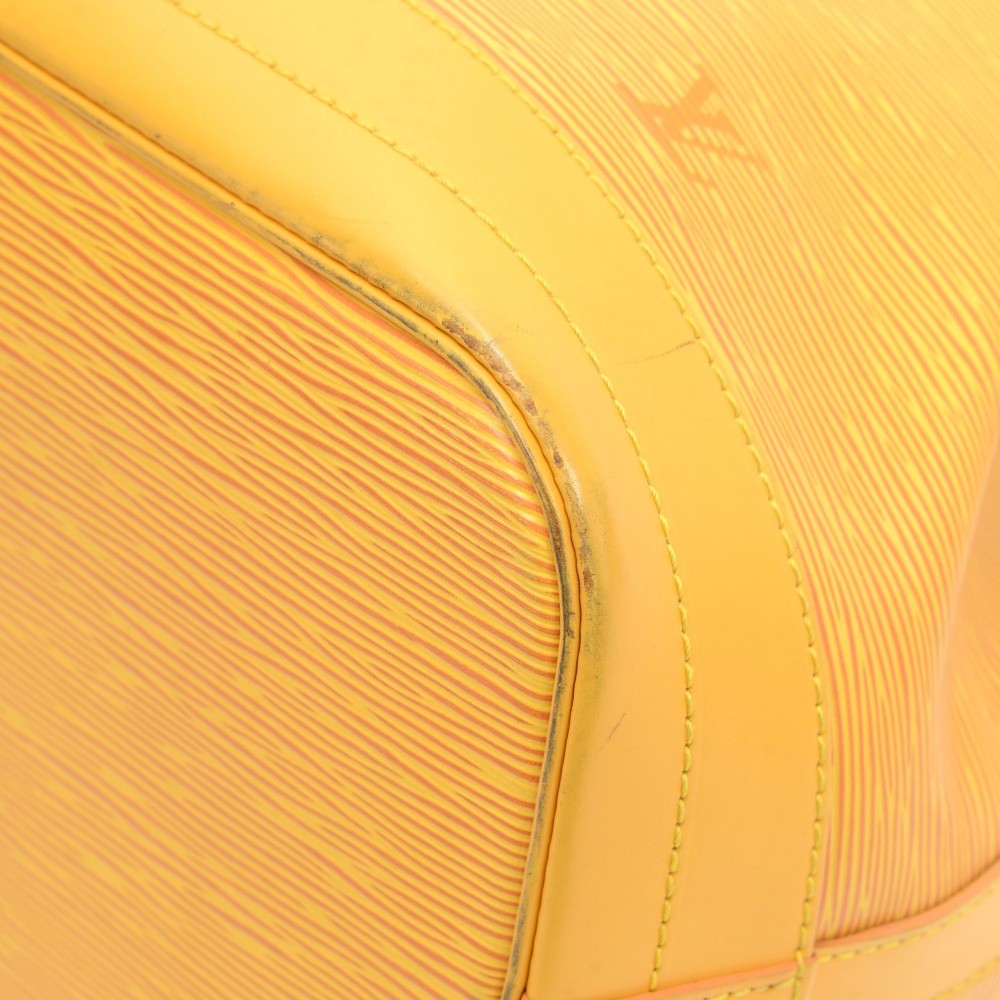 Louis Vuitto Noe Yellow Epi Leather Large Bag