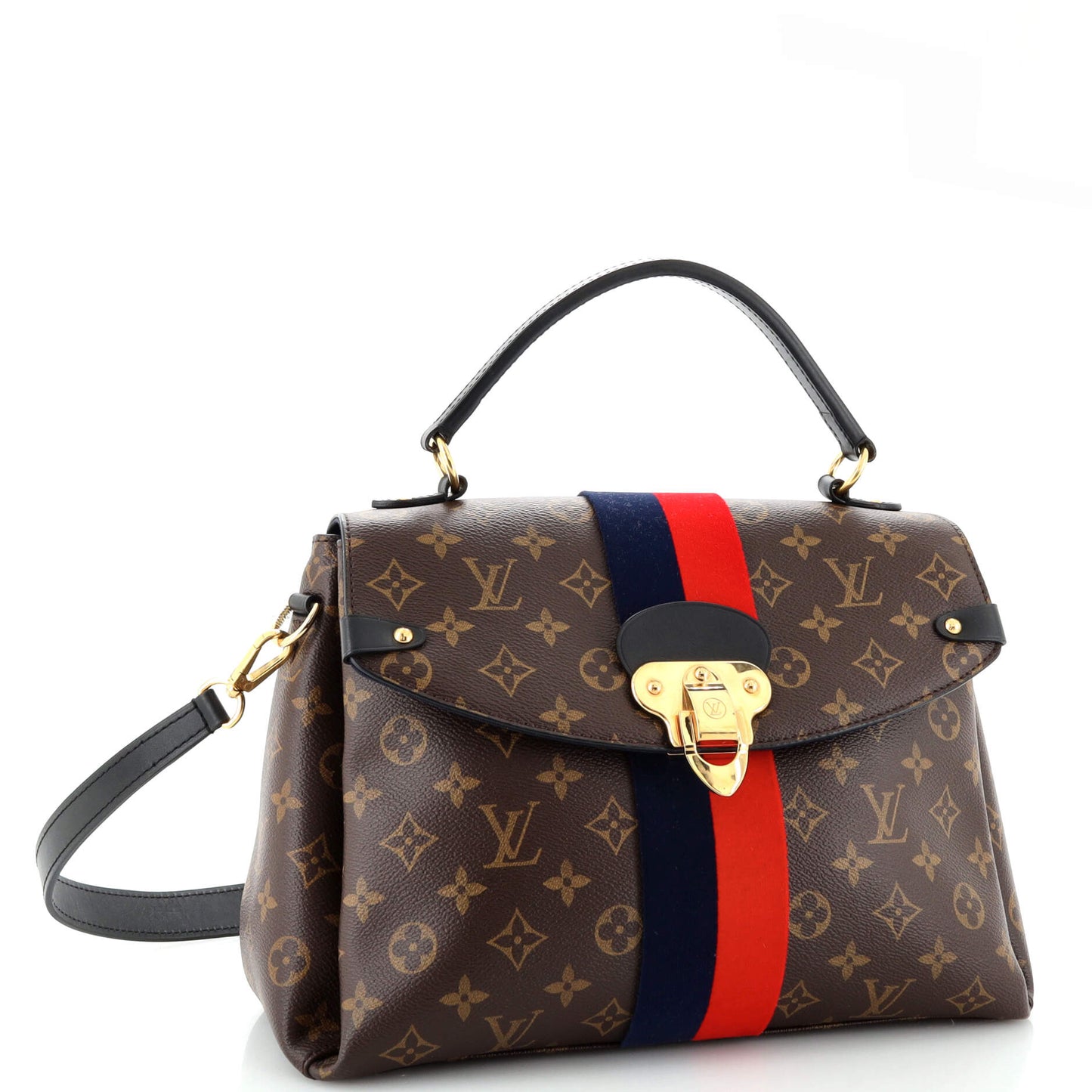 Louis Vuitton Georges Handbag Monogram Canvas MM