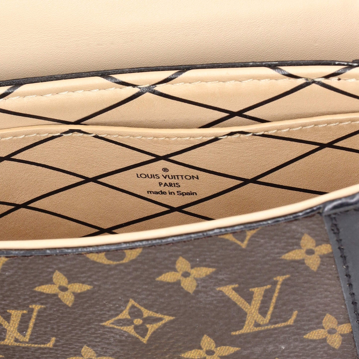 Louis Vuitton Vertical Trunk Pochette Monogram Canvas