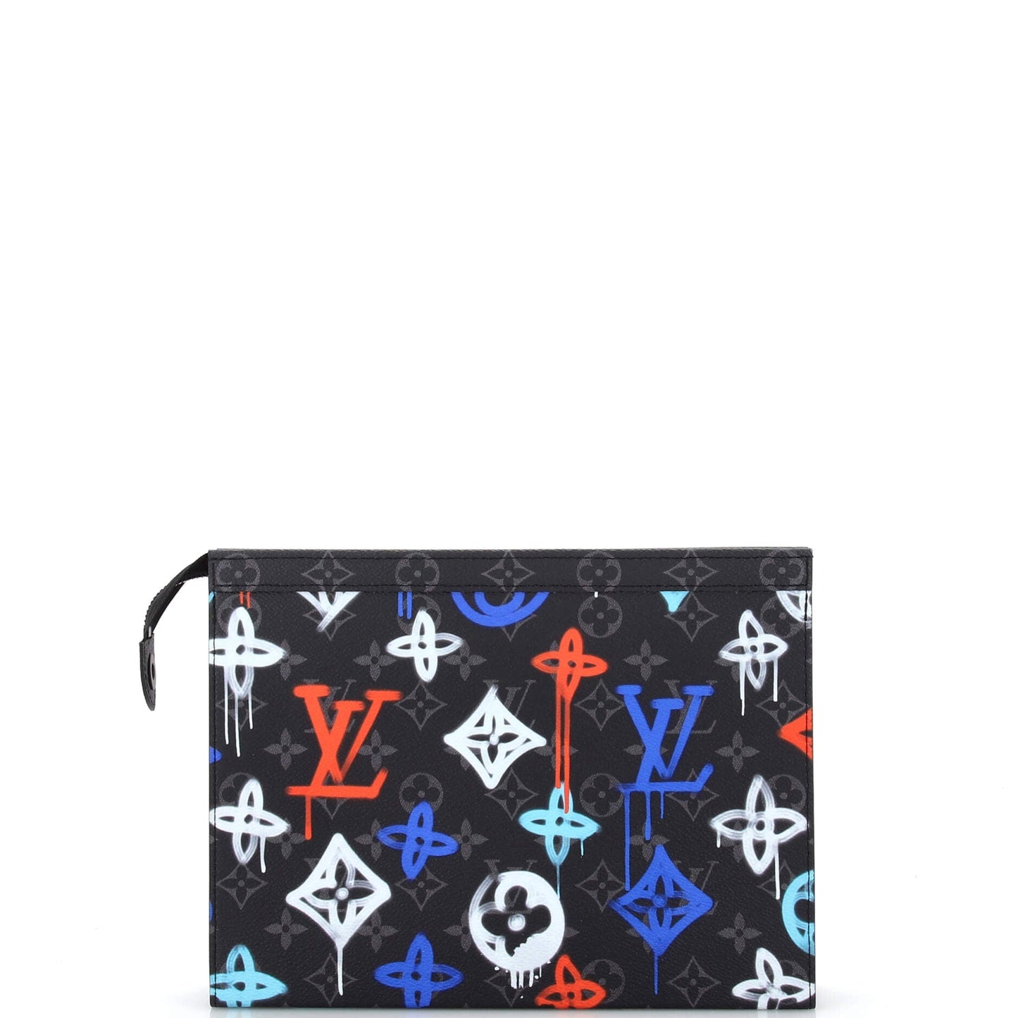 Louis Vuitton Pochette Voyage Graffiti Monogram Eclipse Canvas MM