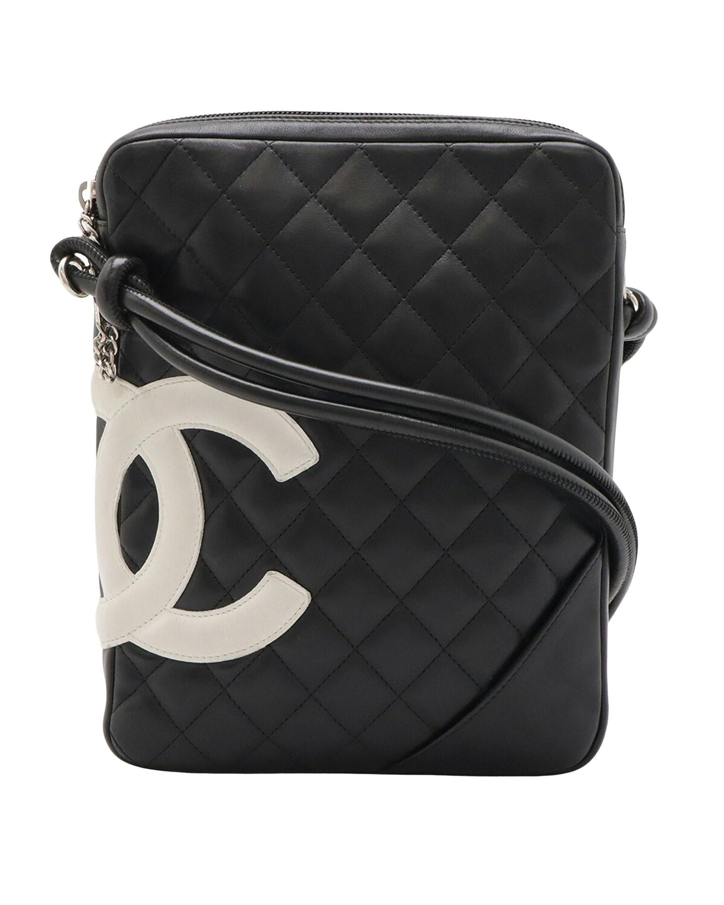 Chanel Leather Cambon Line Shoulder Bag with Minor Wear