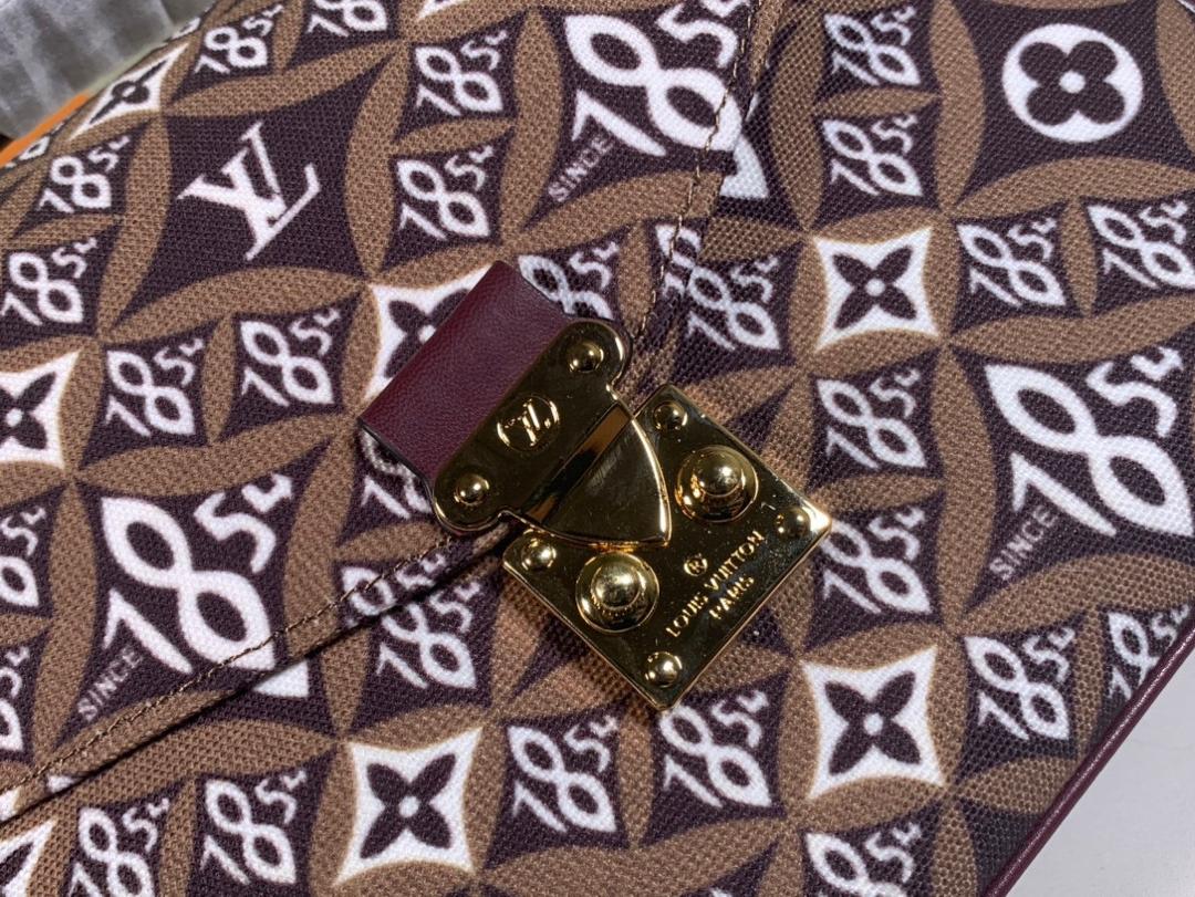 LV Pochette Metis MM Jacquard SinGLAMI 1854 Brown For Women,  Shoulder And Crossbody Bags 9.8in/25cm LV